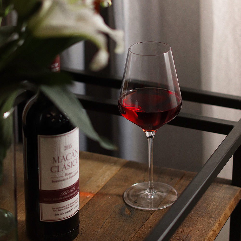 Red Wine Glass Quatrophil Set of 6