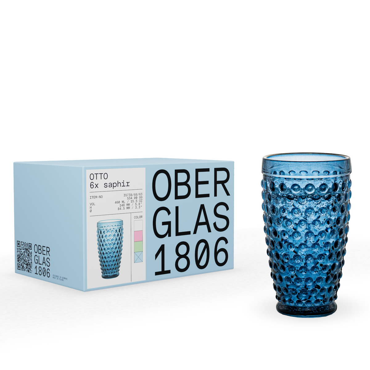 Becher Saphir Otto 6er Set