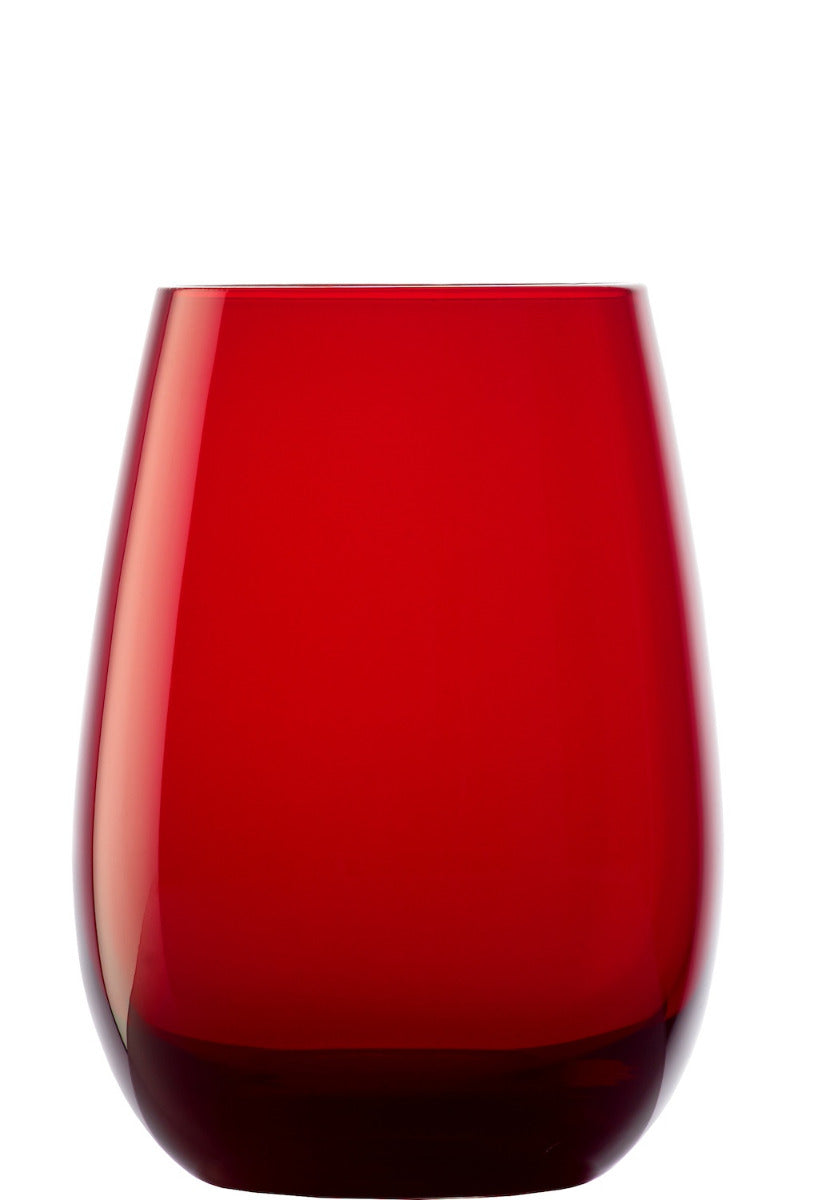 Stoelzle Lausitz Becher Rot Elements 465 ml