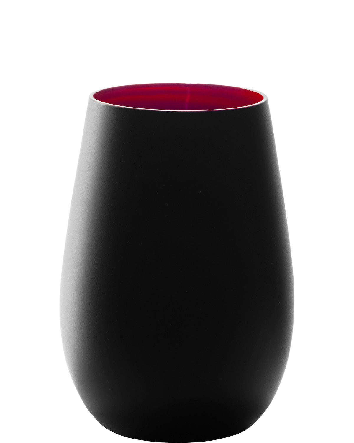 Stoelzle Lausitz Becher Elements schwarz rot 465 ml
