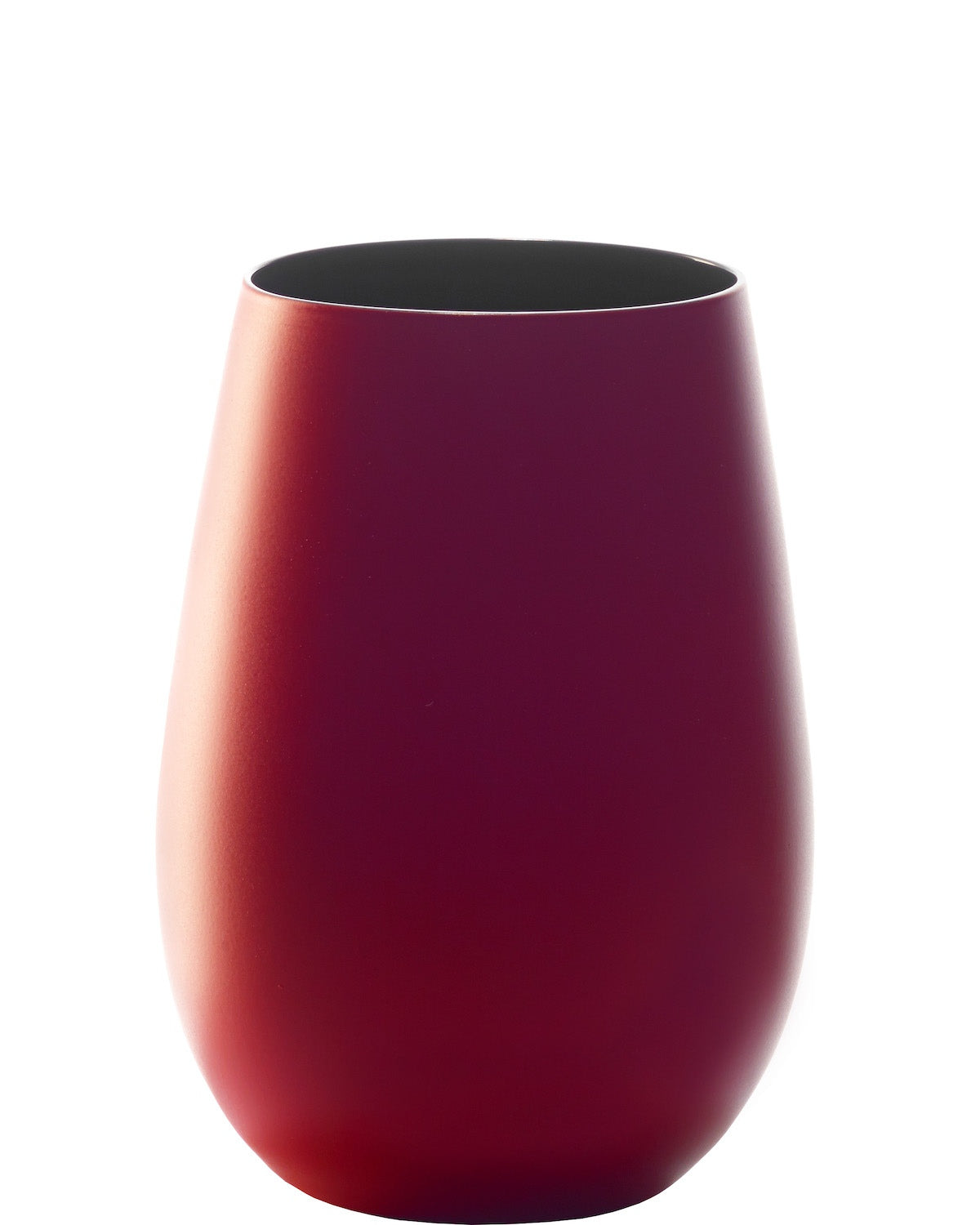 Stoelzle Lausitz Becher rot schwarz 465 ml