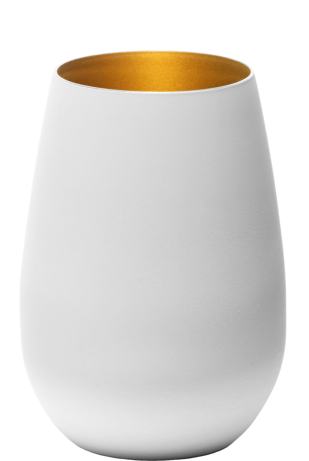Stoelzle Lausitz Becher Elements Metallic Weiß Gold 465 ml