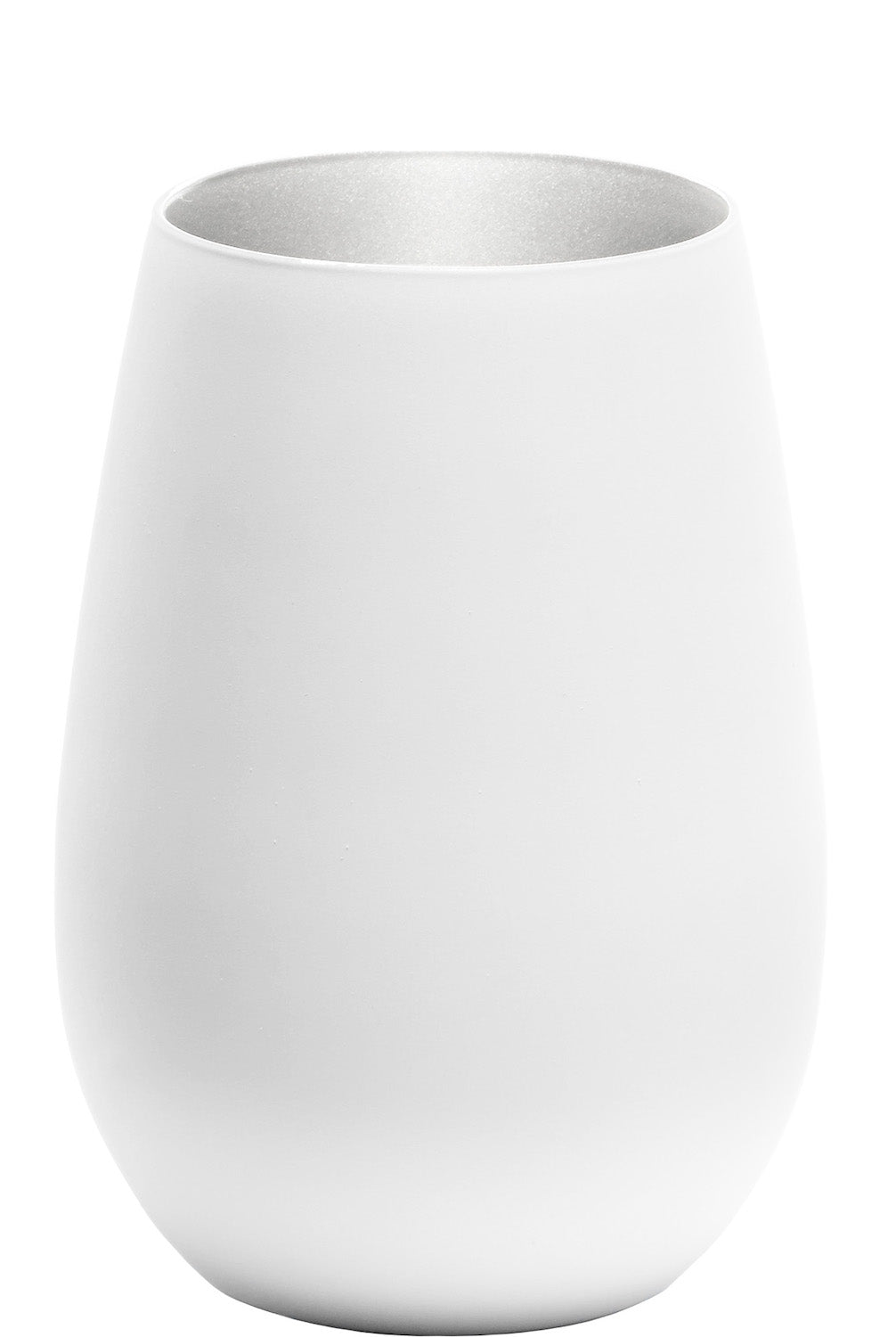 Stoelzle Lausitz Becher Elements Metallic Weiß Silber 465 ml