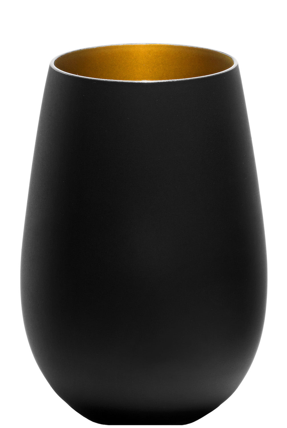 Stoelzle Lausitz Becher Elements Schwarz Gold 465 ml