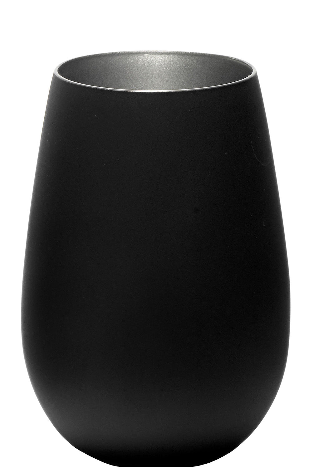 Stoelzle Lausitz Becher Elements Metallic Schwarz Silber 465 ml