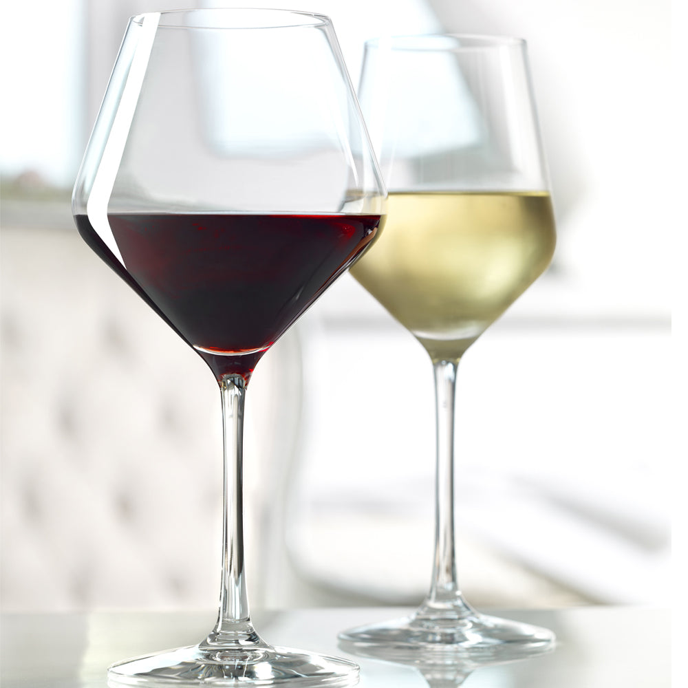 Burgundy glass Revolution Set of 6