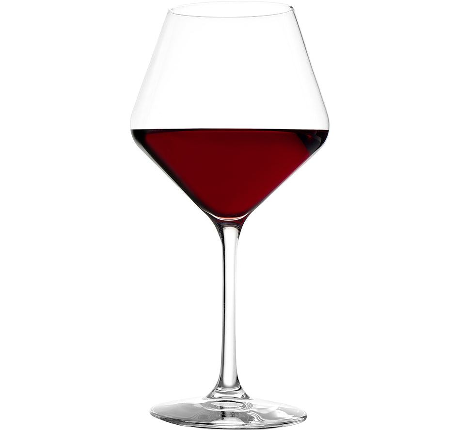 Burgundy glass Revolution Set of 6