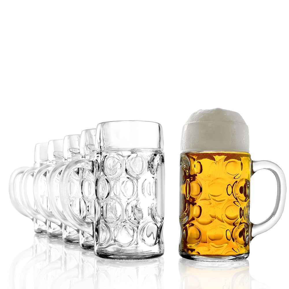 Oktoberfest Bavarian Isar Beer Mug - 1 Liter Masskrug