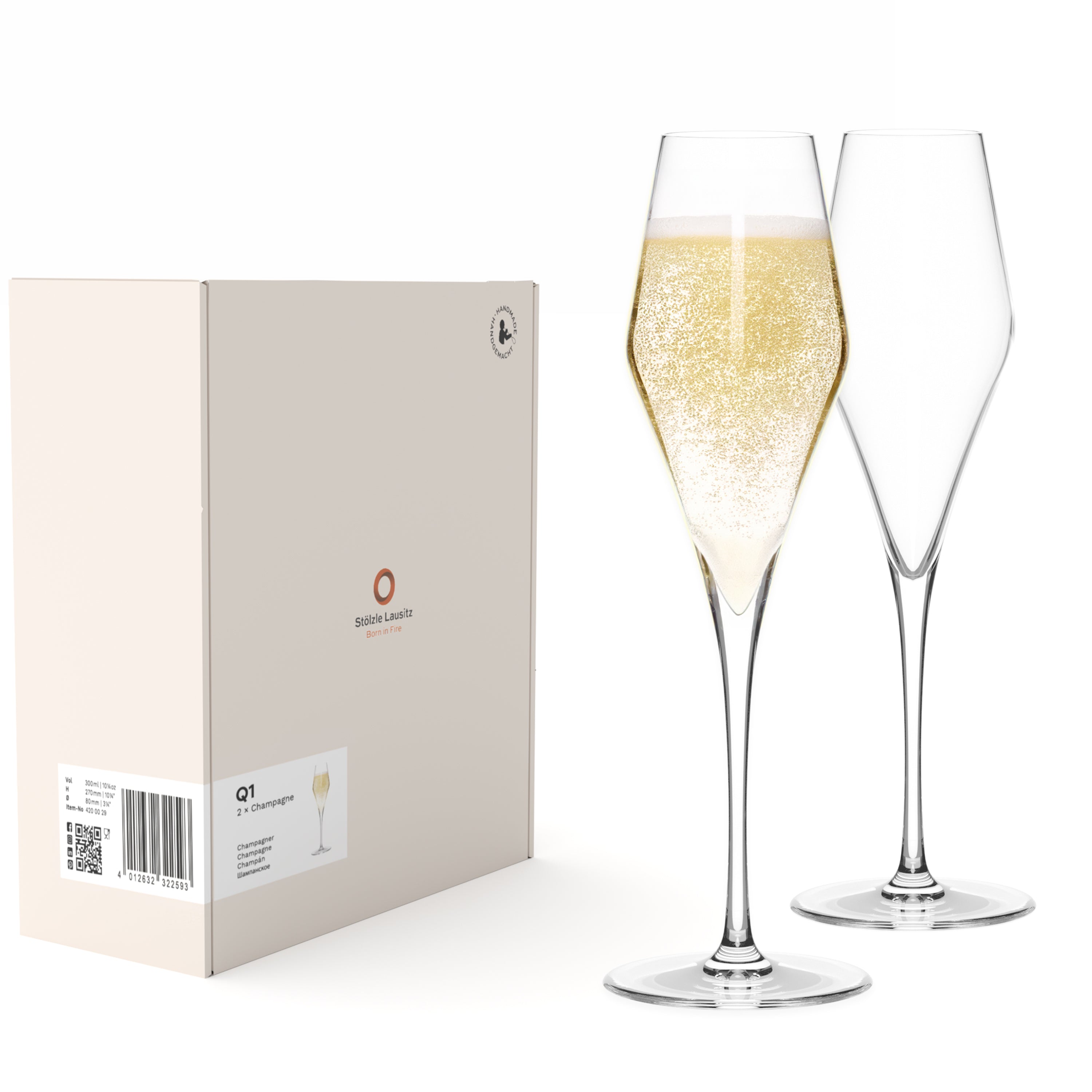 Champagne Glass Q1 Set of 2