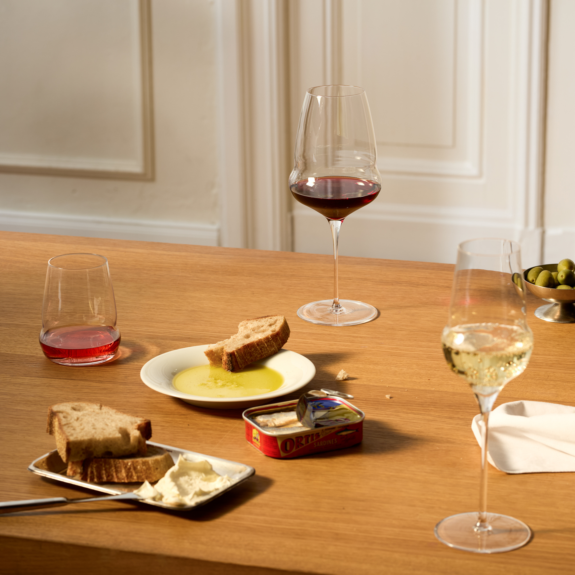 Bordeaux Glass Cocoon Set of 6