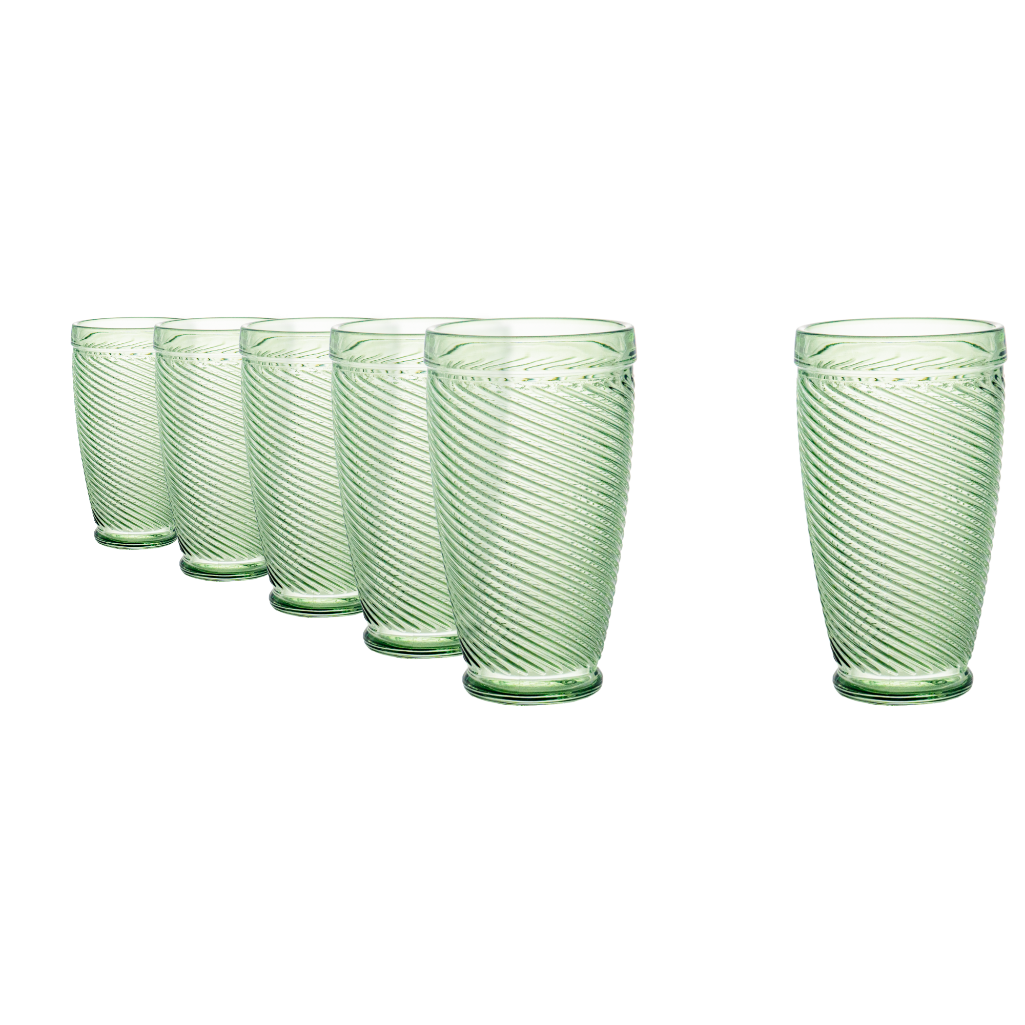 Vaso Esmeralda Egon set de 6