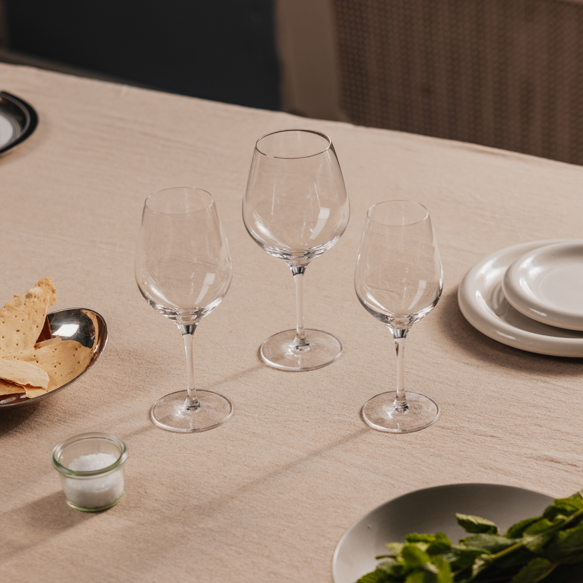 White Wine Glass Exquisit Set of 6