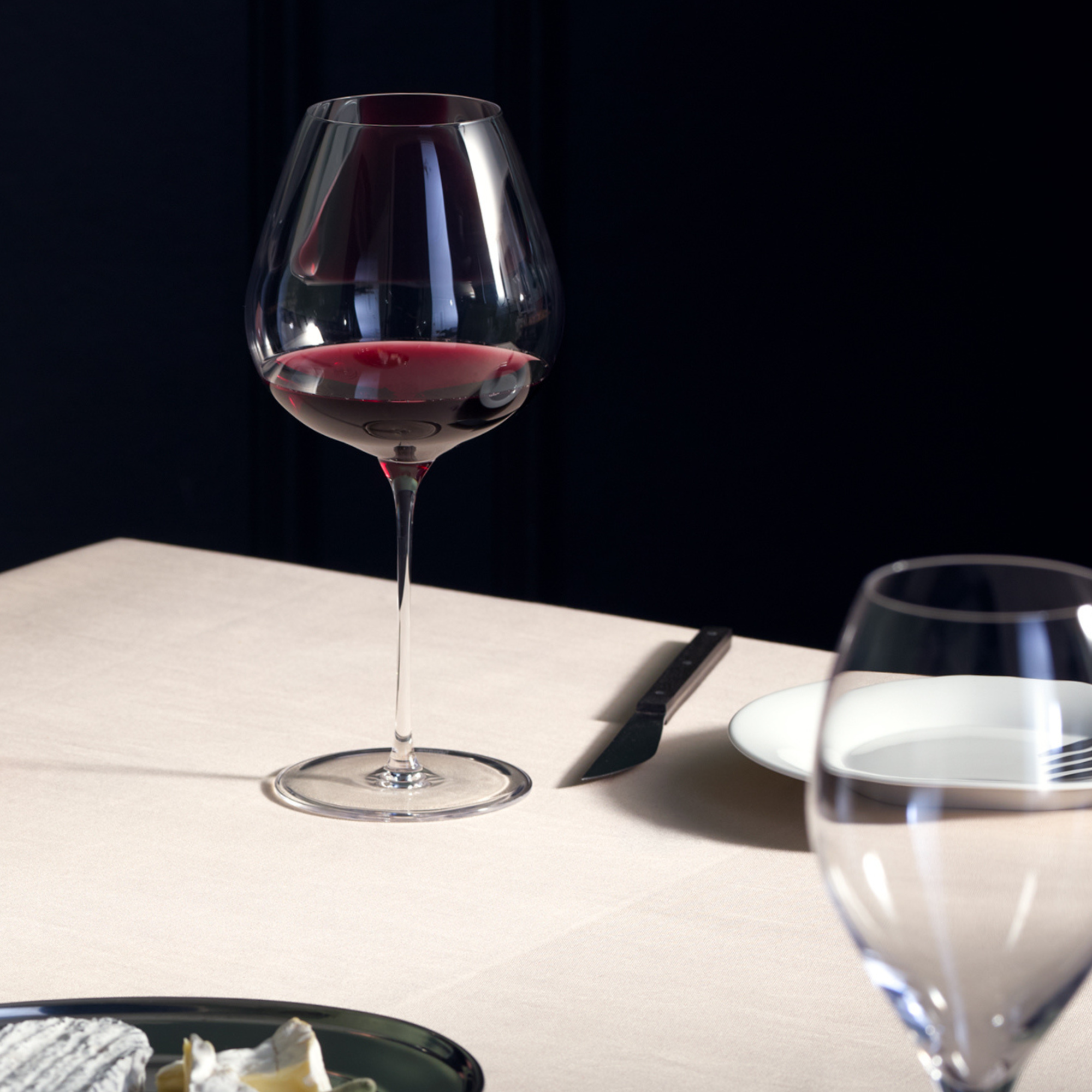 Burgundy glass Fino Set of 6