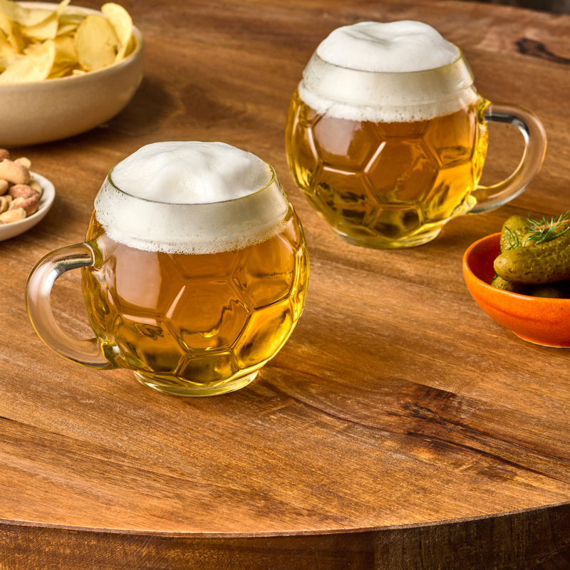 Bierkrug Fußball