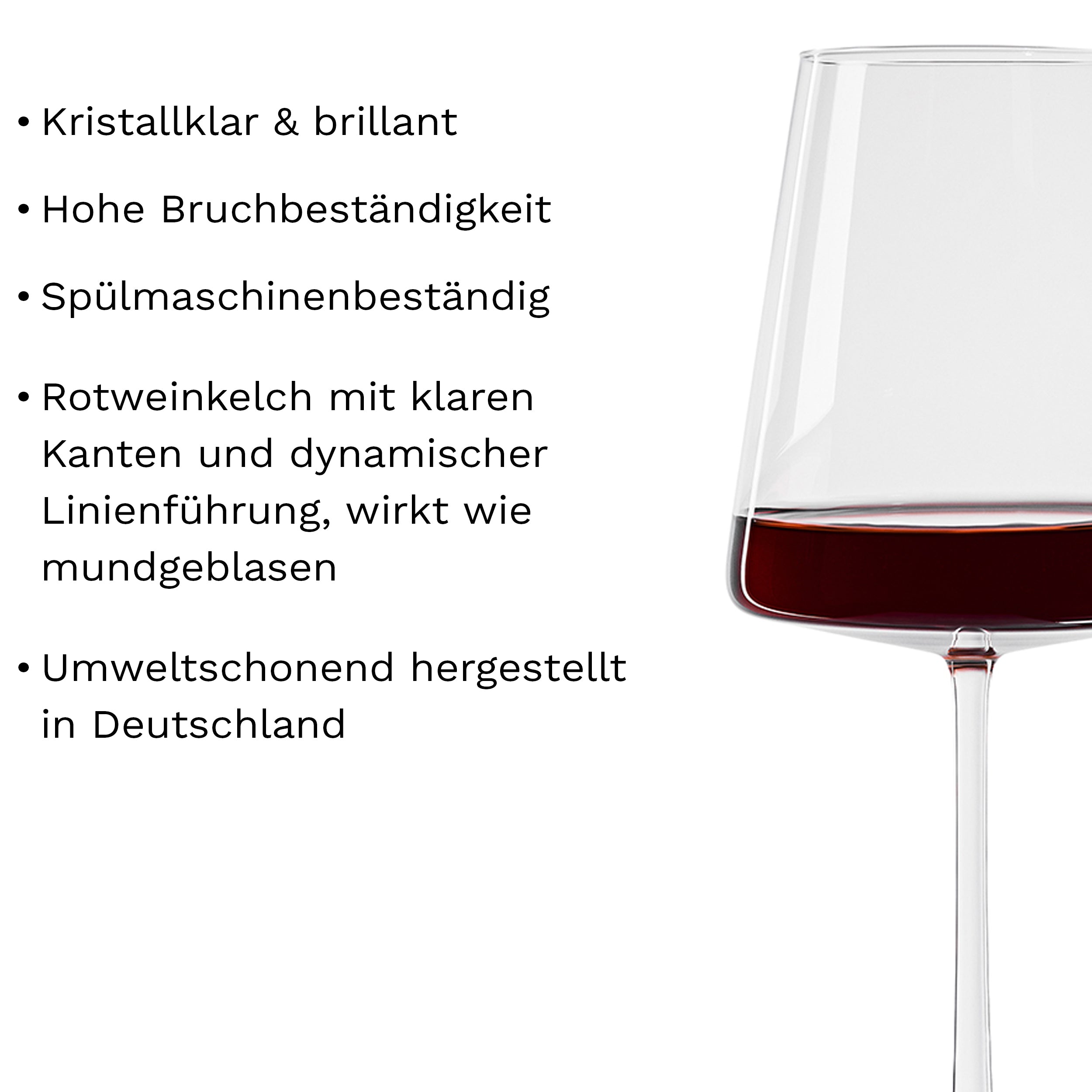Rotweinkelch Power 6er Set