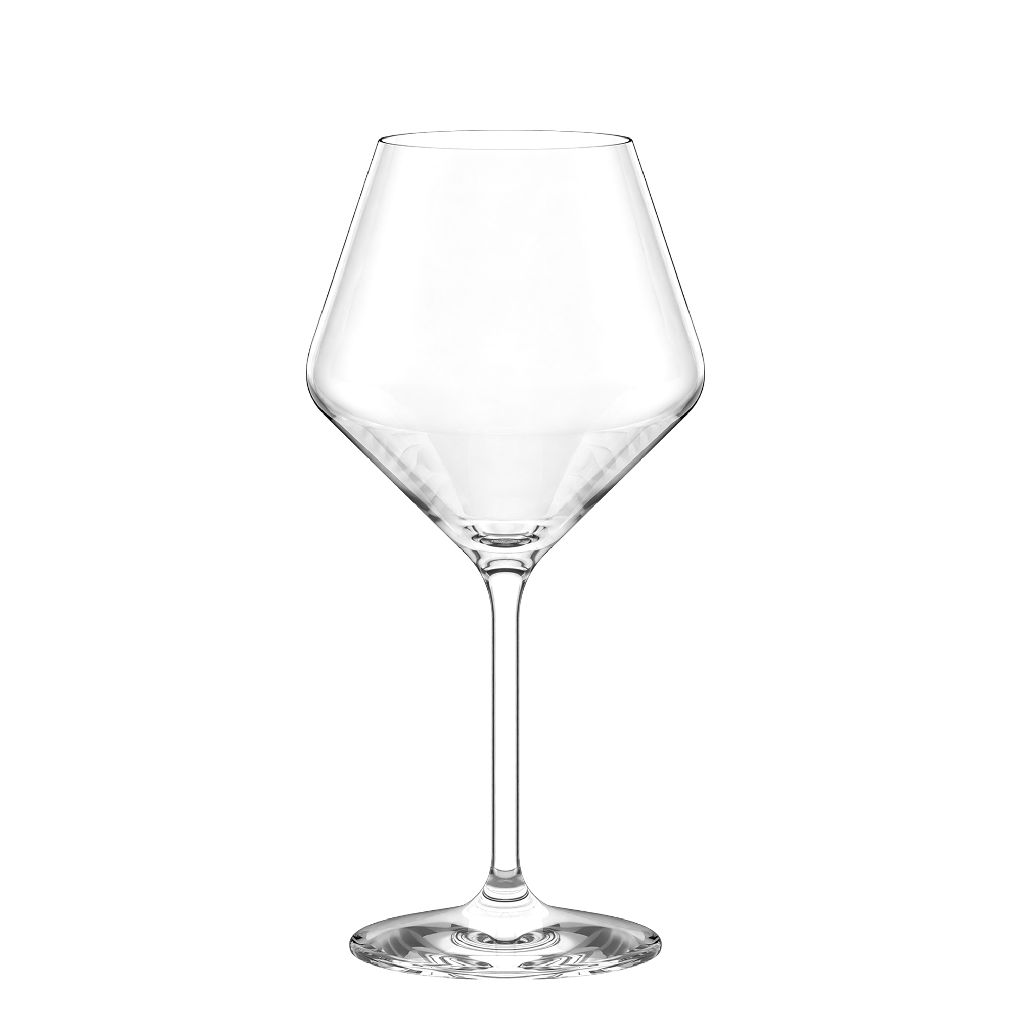 Burgundy glass Revolution Set of 2