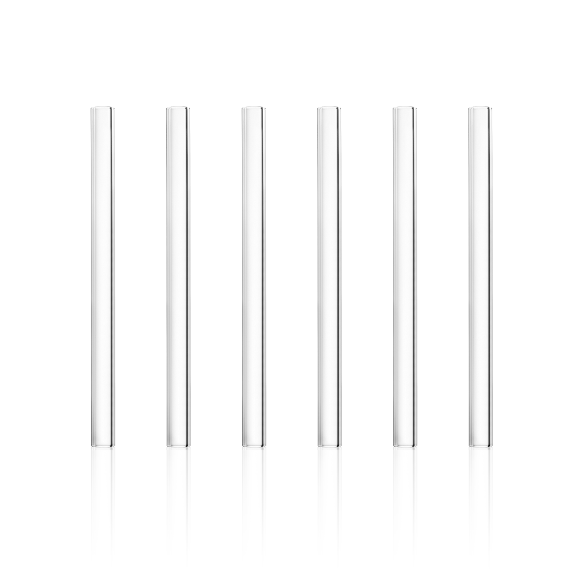 Glastrinkhalm kristallklar 50er Set