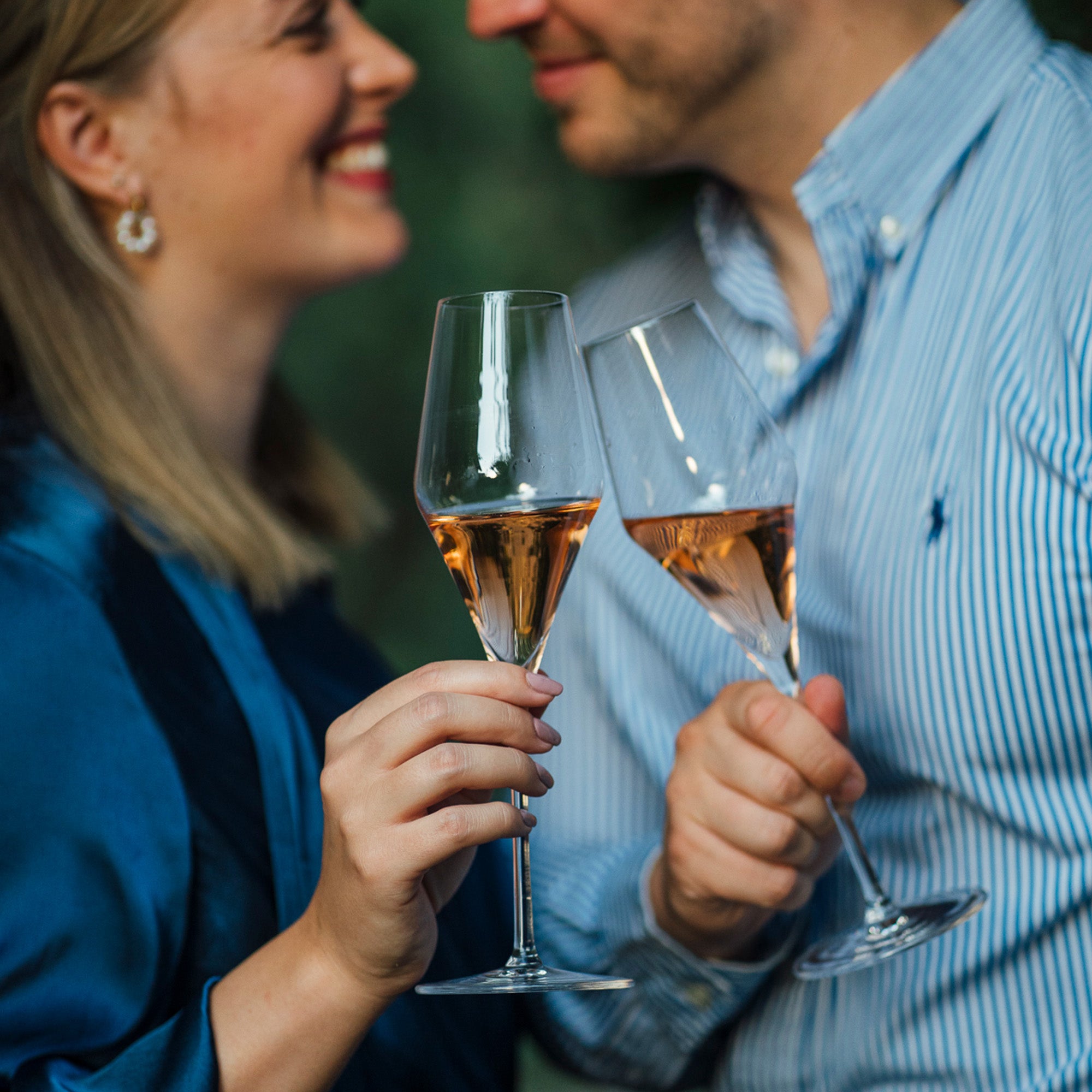 Champagne Glass Quatrophil Set of 2