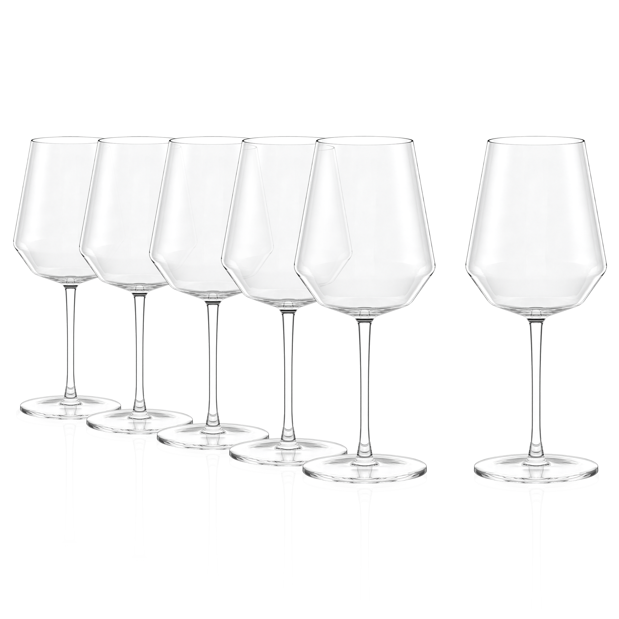 Bordeauxglas Celestia 6er Set
