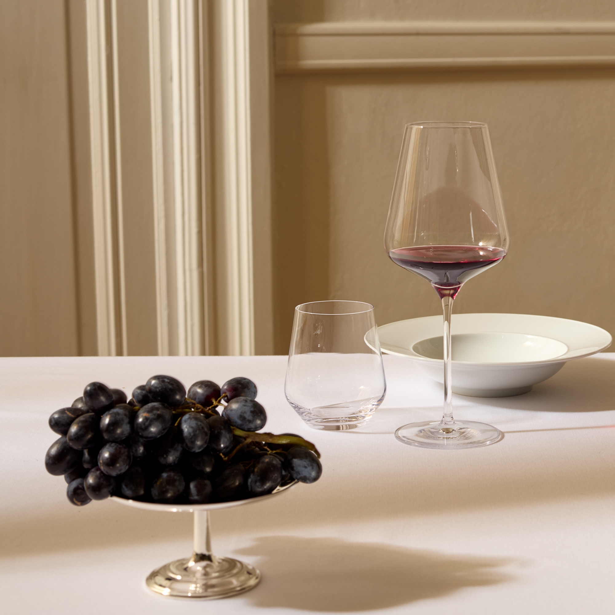 Bordeaux Glass Quatrophil Set of 2