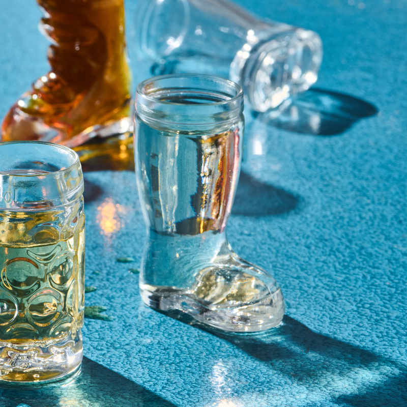 Schnapsglas Bierstiefel 0,04 l 12er Set