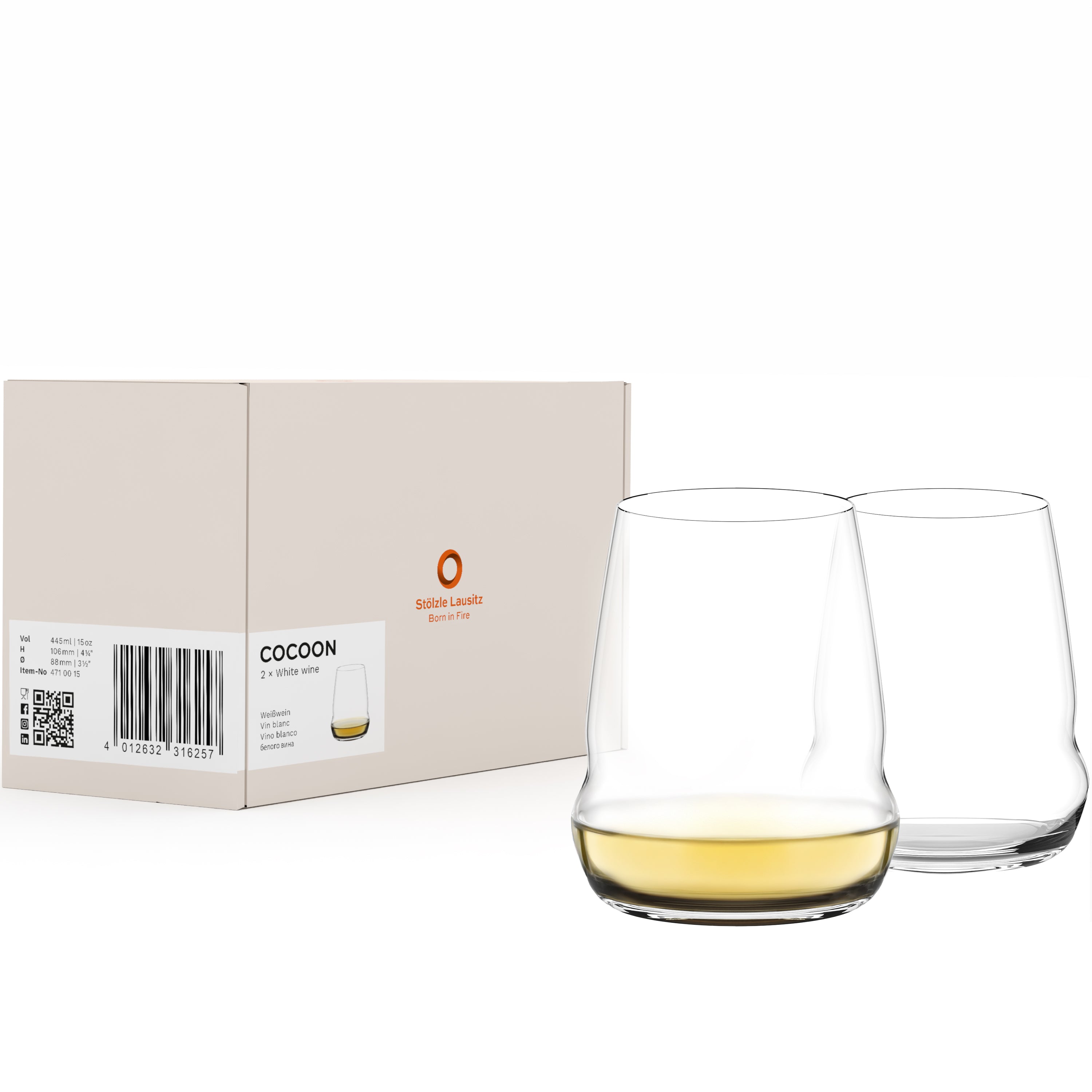 Cocoon Weißweinbecher 2er Set
