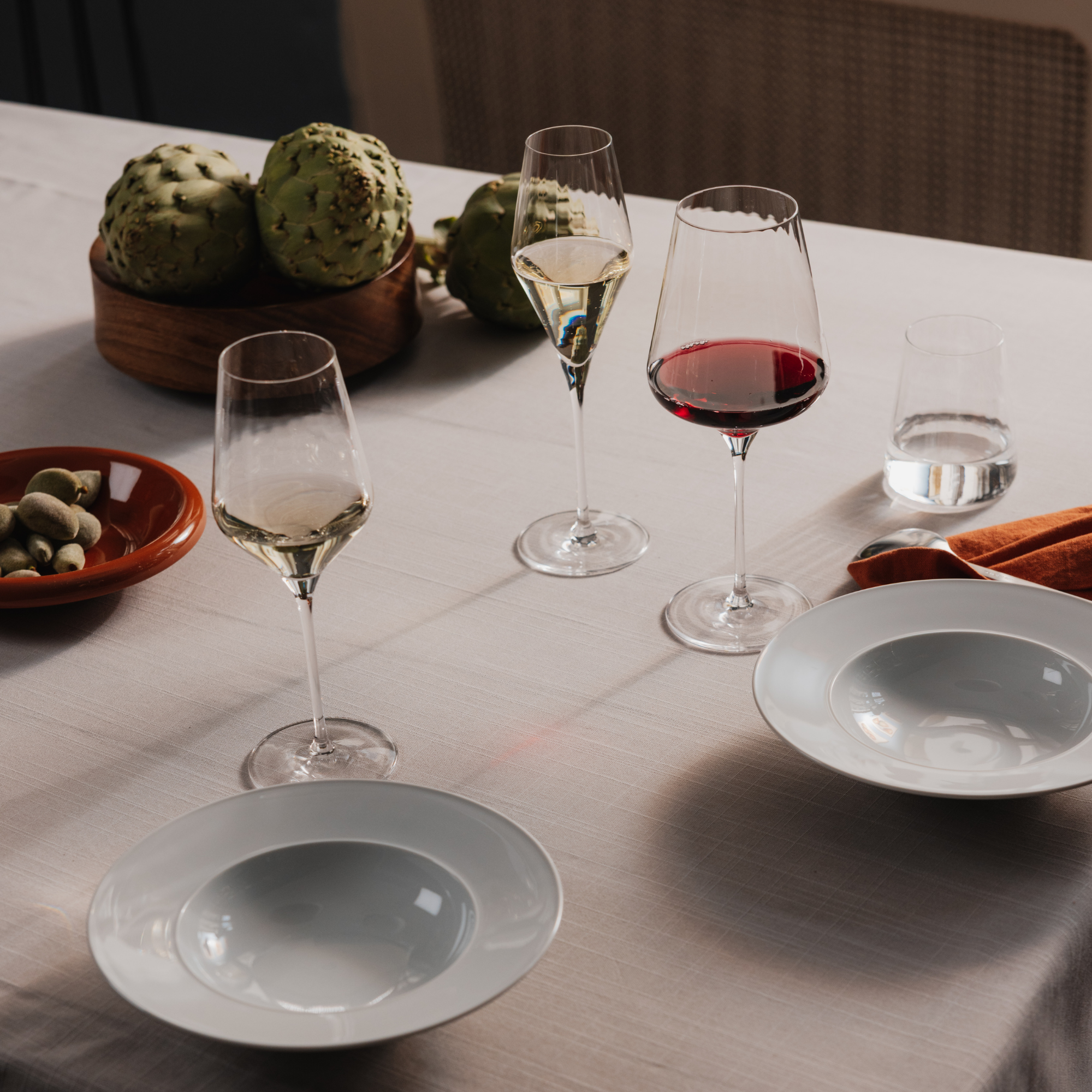 White Wine Glass Symphony Set of 6