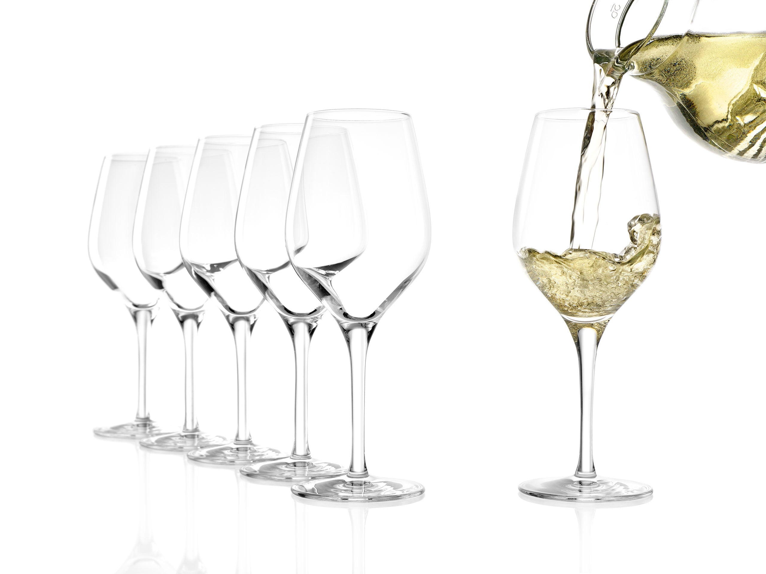 White Wine Glass Exquisit Set of 6