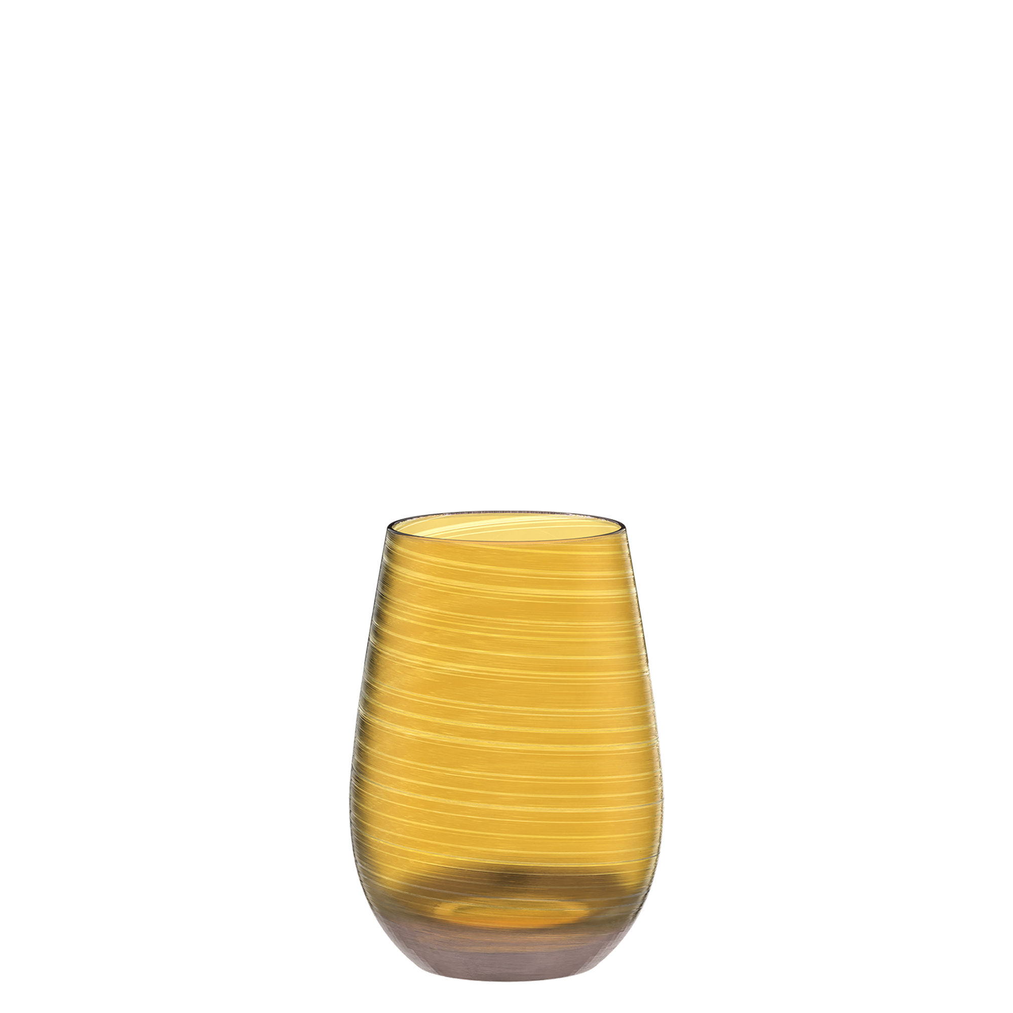 Becher Bernstein Twister Set in elegantem Design mit geschwungener Struktur für stilvolle Getränke