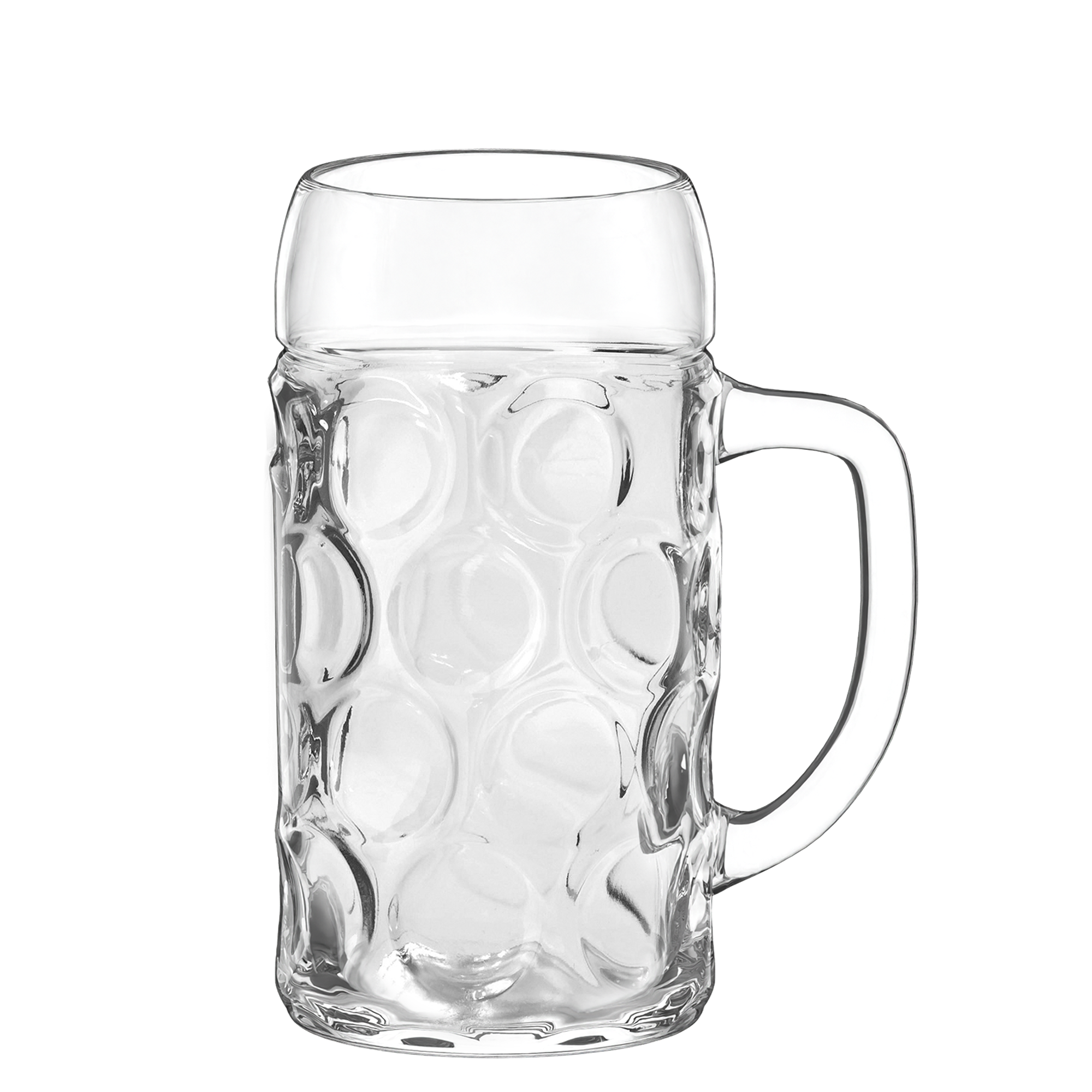 Klarer Bierkrug Isar kaufen mit traditionellem Design und griffigem Henkel für Bierliebhaber
