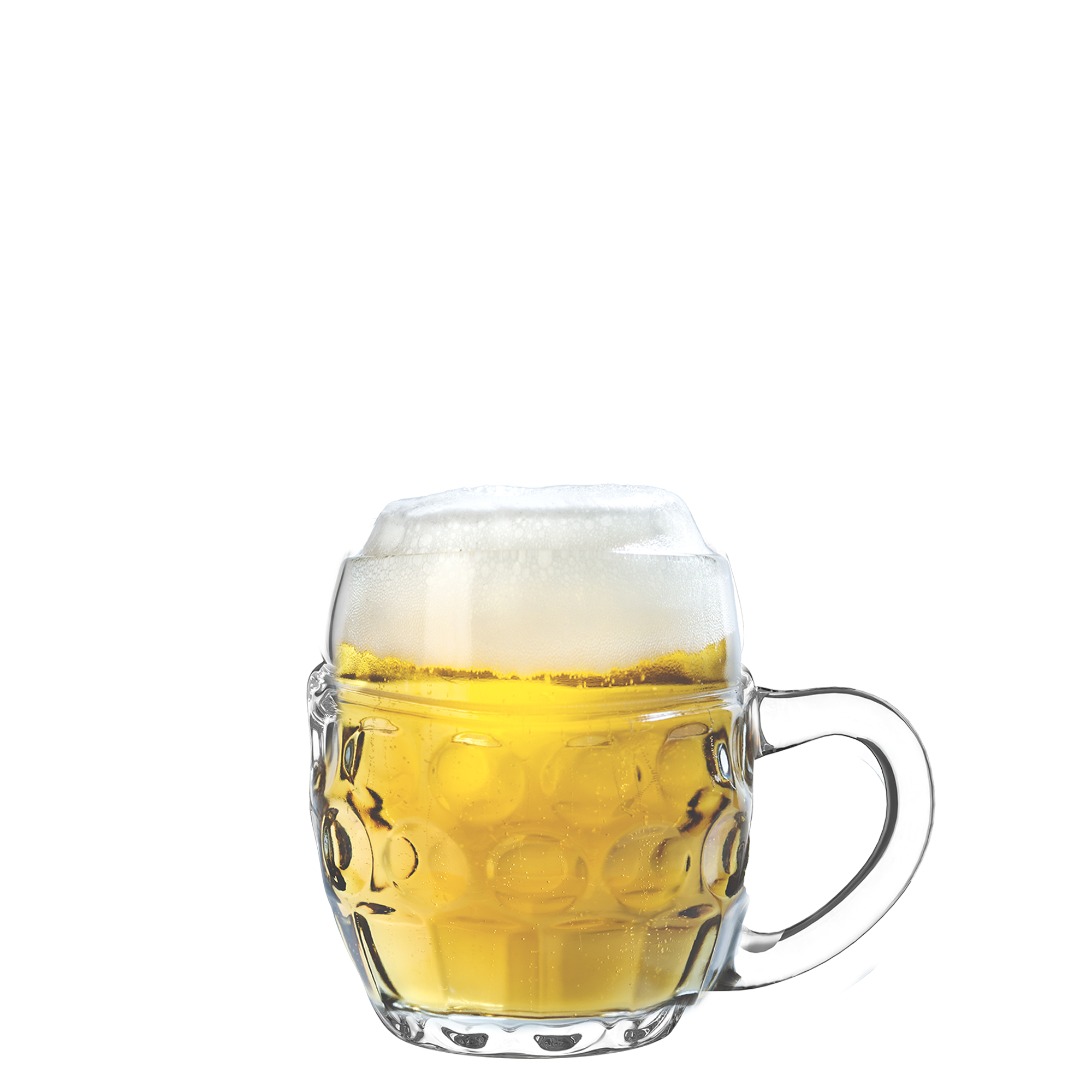 Traditioneller Bierkrug Tübinger kaufen mit schaumiger Bieroberfläche und robustem Design