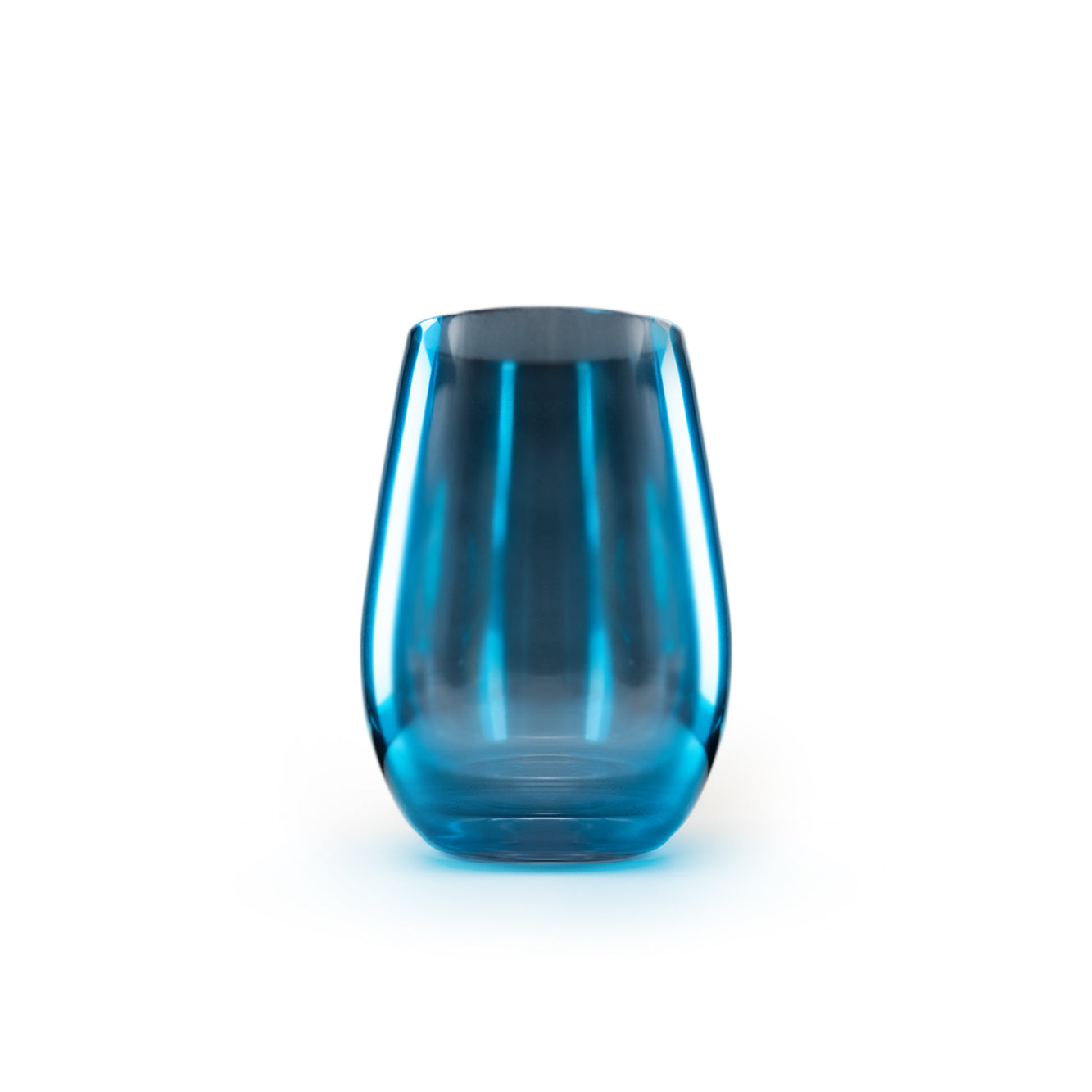 Long Drink Tumbler Blue Mirror Set of 6