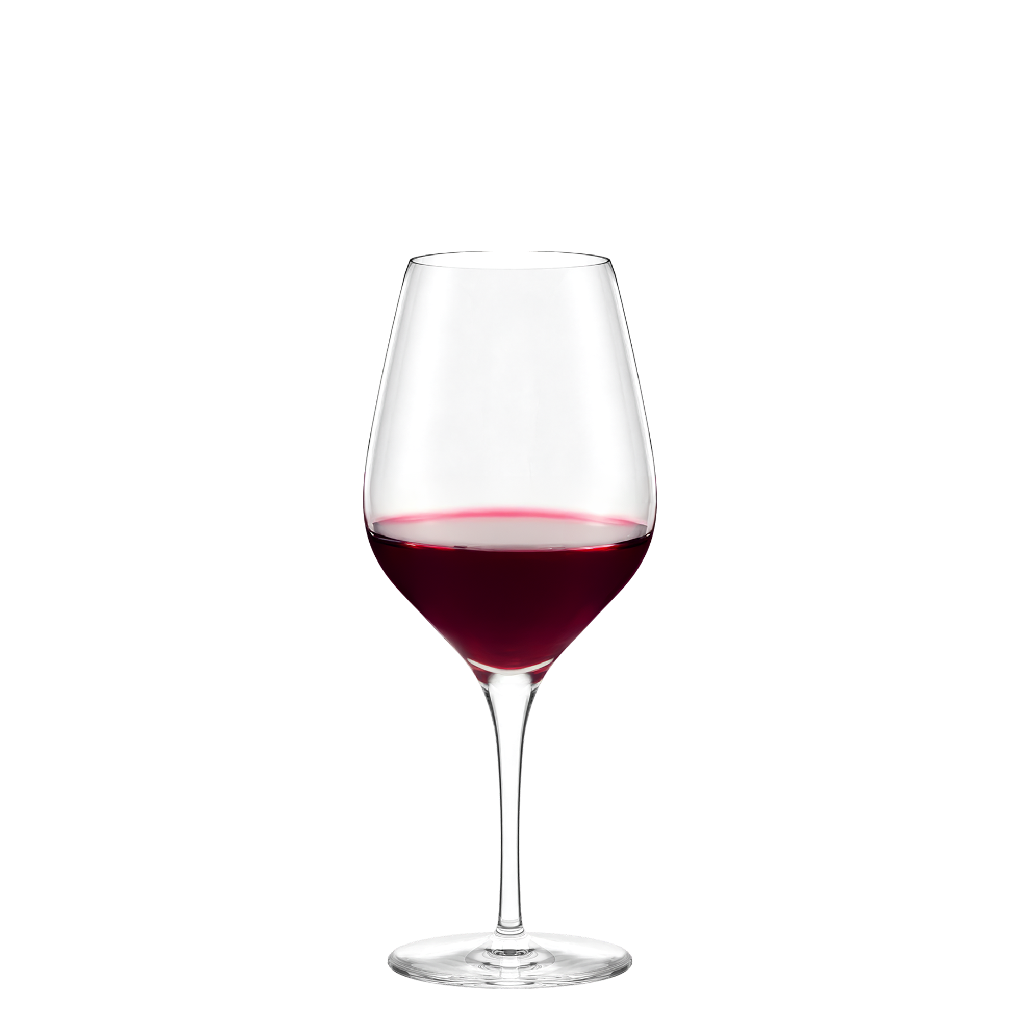 Bordeauxkelch Exquisit Royal mit rotwein für elegante Weinverkostungen