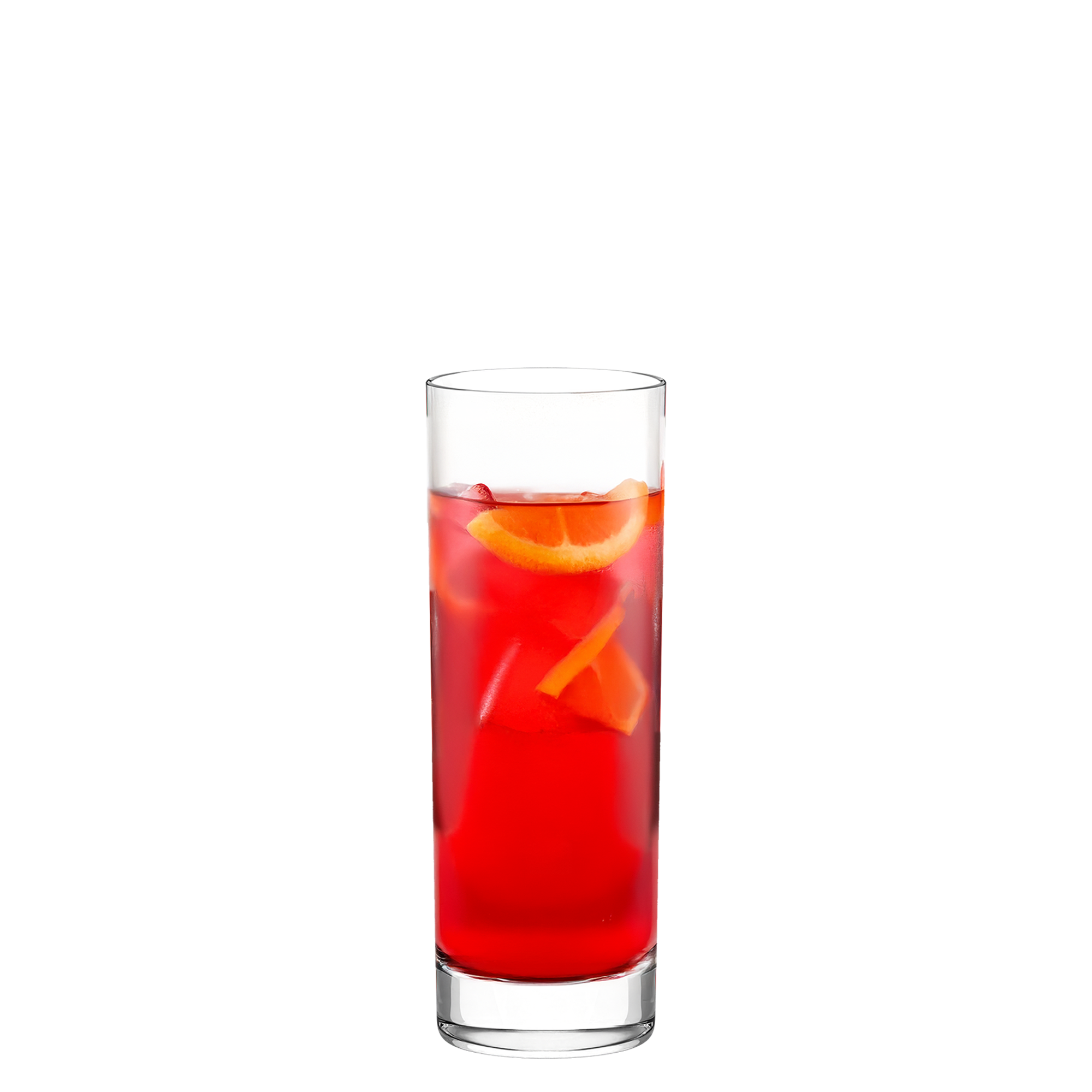 Stölzle Lausitz Campari Trinkgläser online mit erfrischendem Cocktail und Orange für stilvolles Trinken