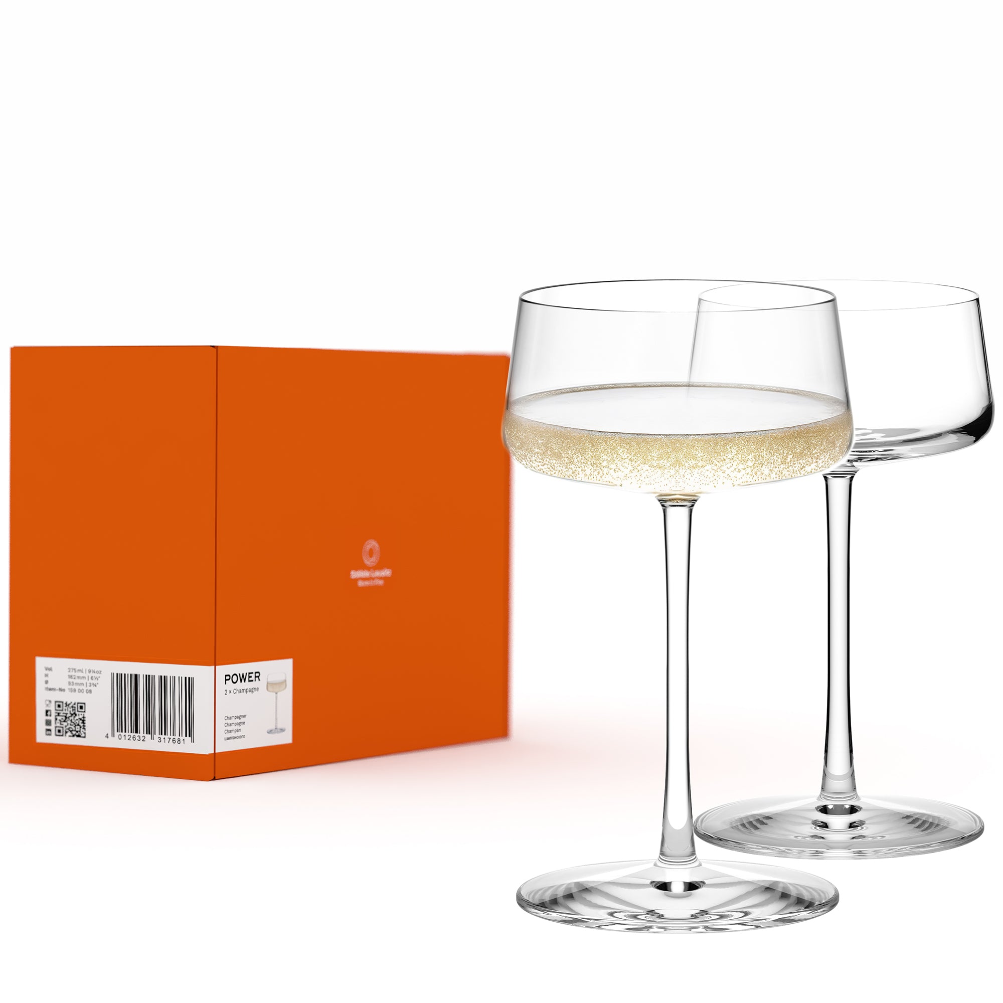 Stölzle Lausitz Champagnerschalen aus Deutschland im eleganten Design für festliche Anlässe