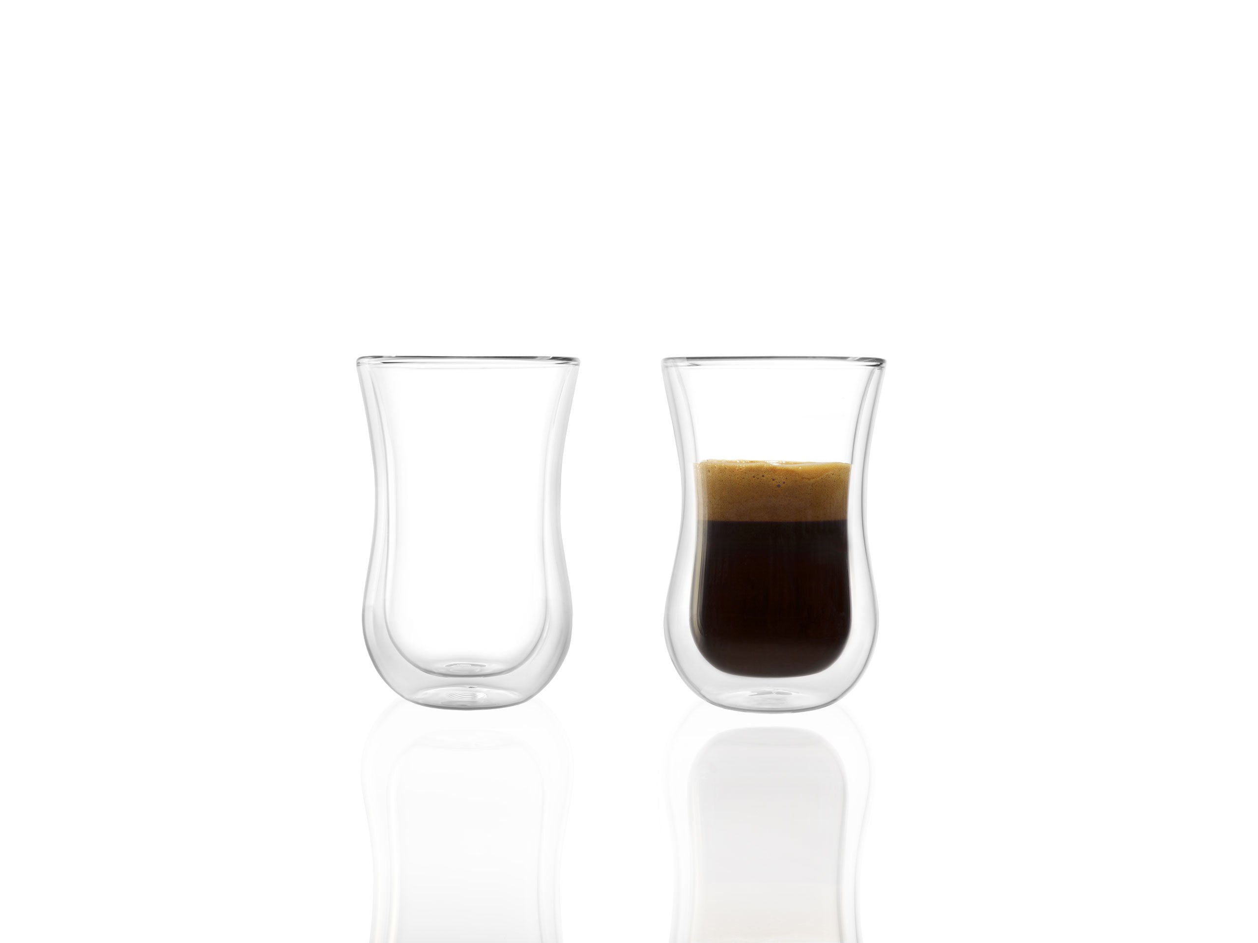 Stölzle Lausitz doppelwandiges Kaffeeglas in transparentem Design für perfekten Kaffeegenuss