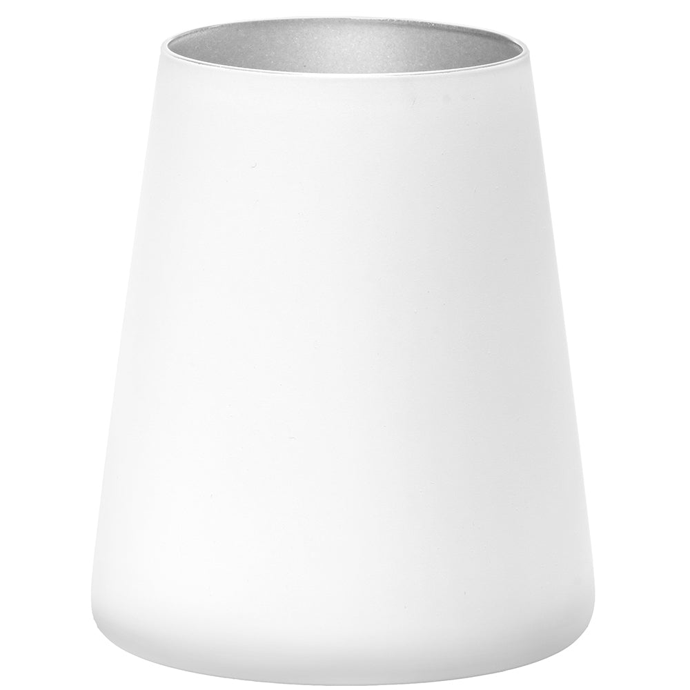 Stoelzle Lausitz Becher Power Metallic Weiss Silber 380 ml