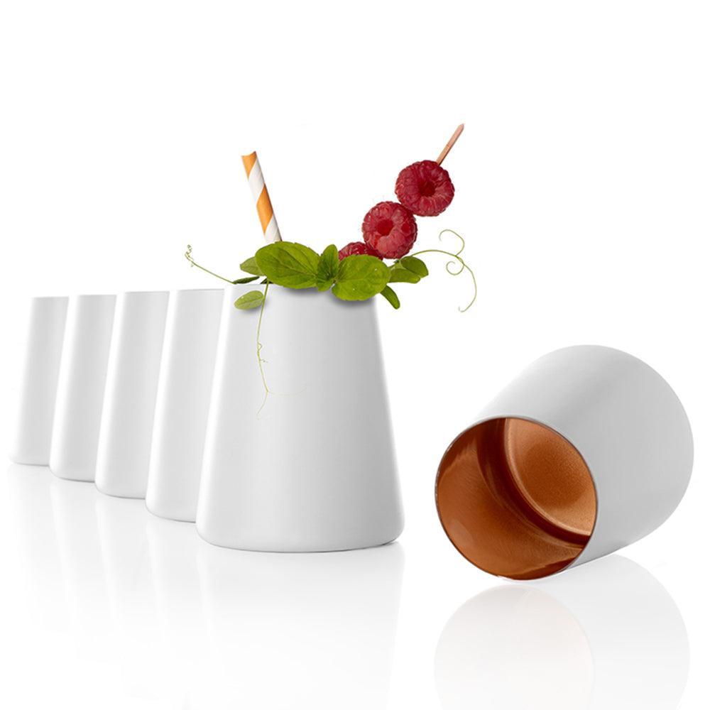 Stoelzle Lausitz Becher Power Weiß-Bronze 380 ml