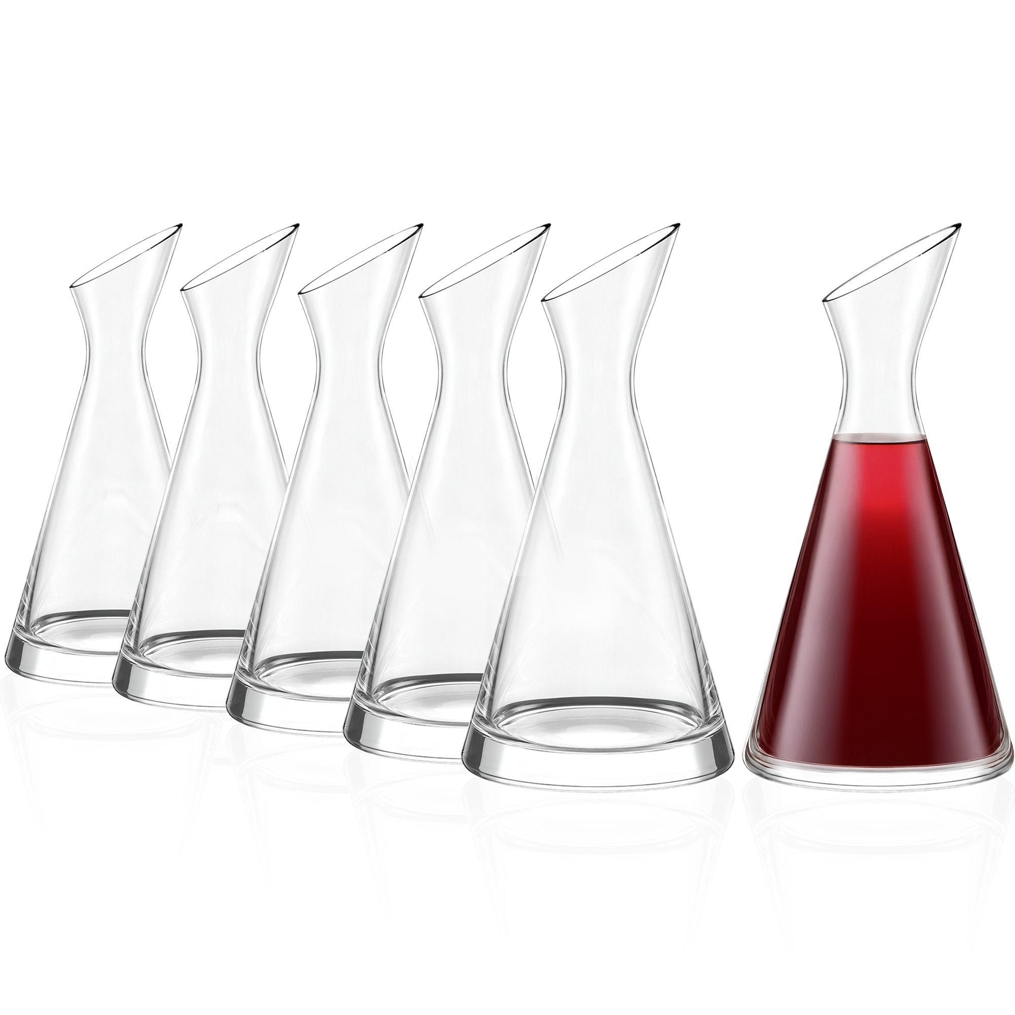 Set aus funktionalen Gläsern für Wein in eleganter Form, perfekt für jede Weinprobe