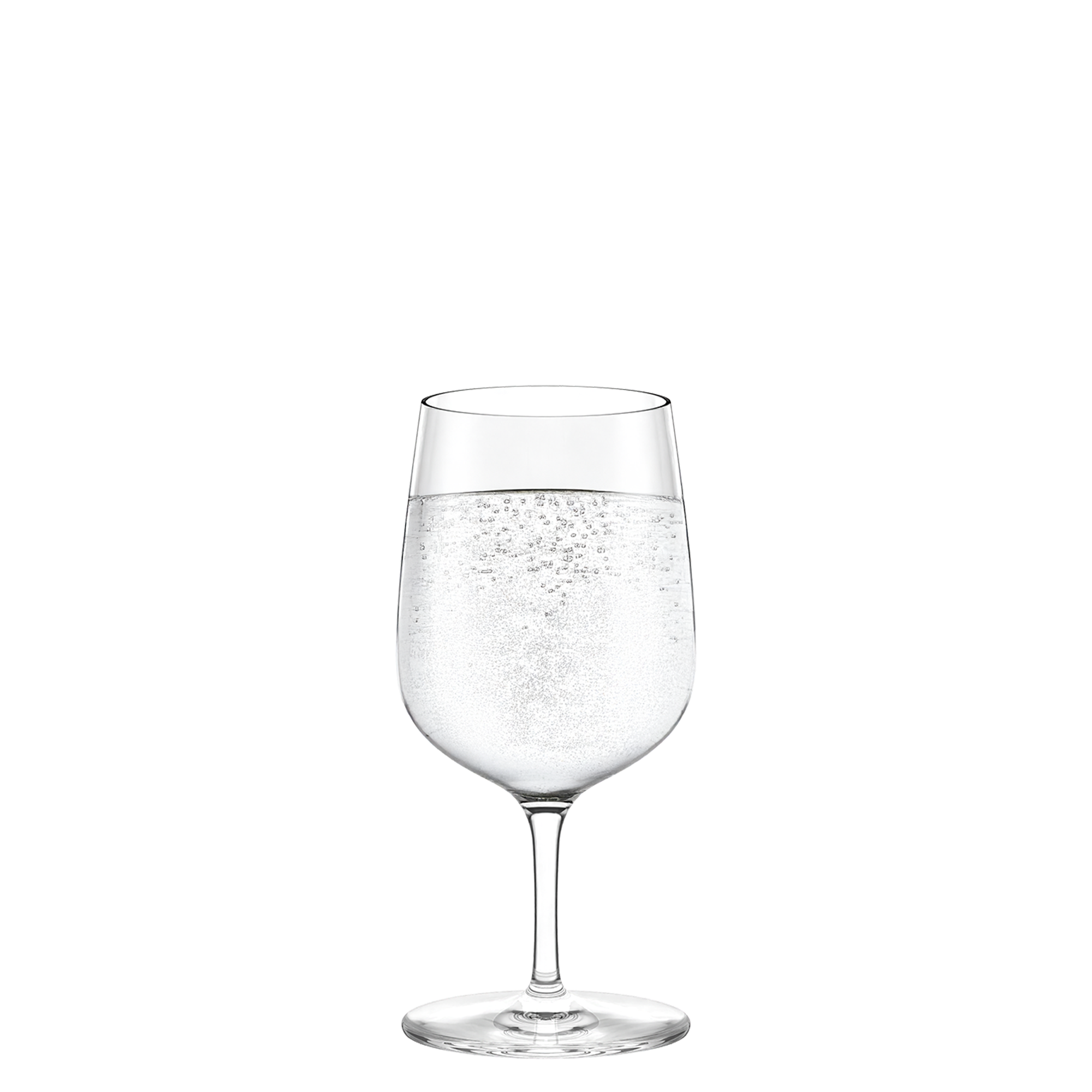 Elegantes Weinglas von Stölzle Lausitz mit sprudelndem Wasser, Gläser Made in Germany