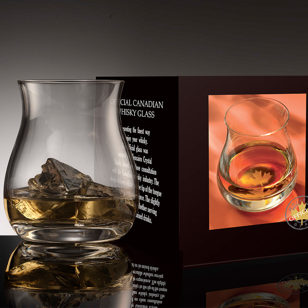 Glencairn Mixer Set kaufen mit Whiskyglas und Eis, ideal für Whisky-Liebhaber