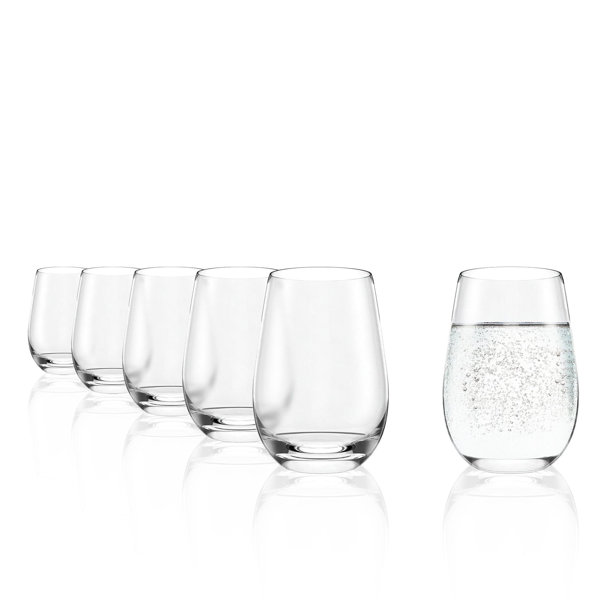 Stölzle Lausitz große Becher für Events in klaren Glasdesigns, ideal für Getränkepräsentationen