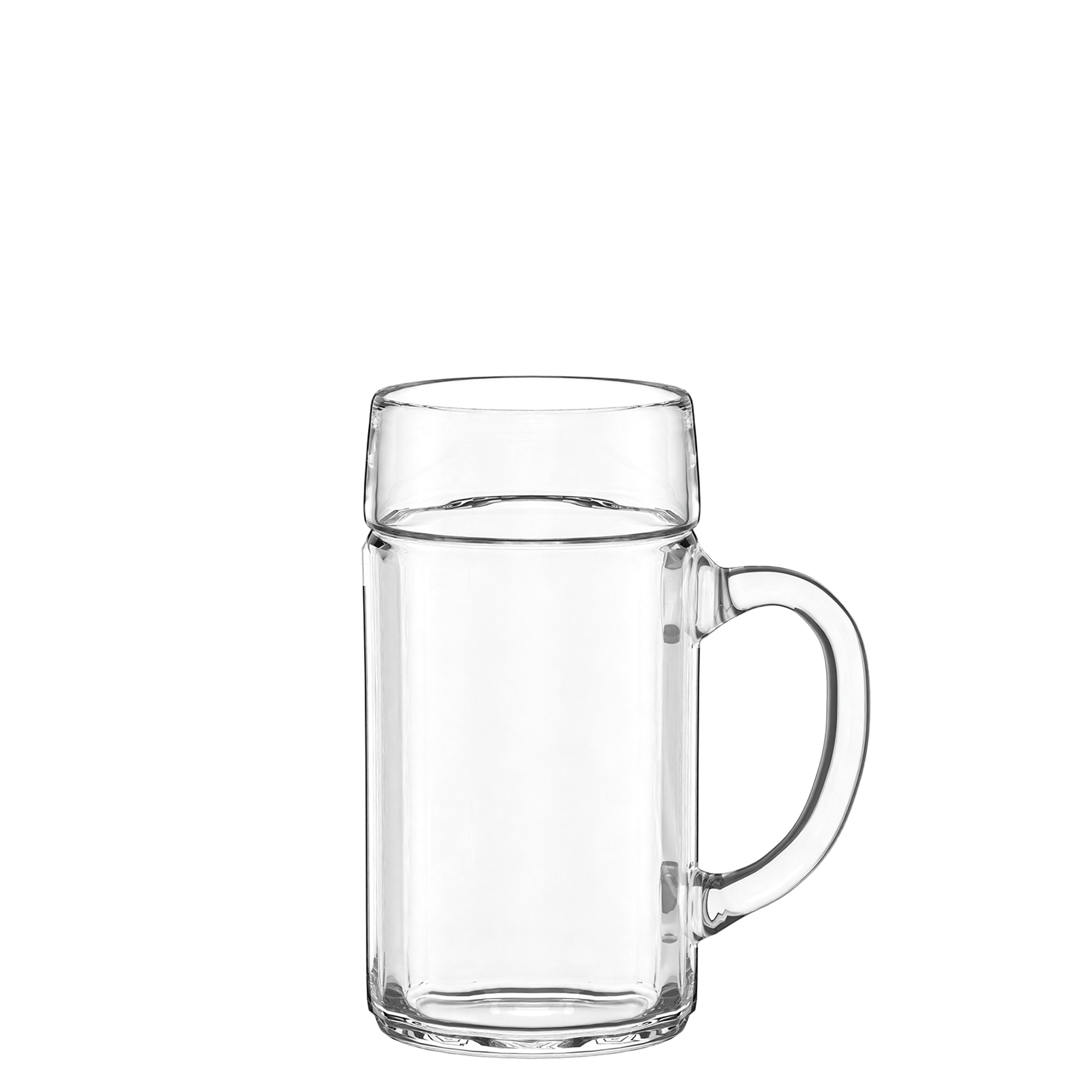 Hochwertiger Bierkrug aus Glas von Oberglas für ein authentisches Biererlebnis in Deutschland