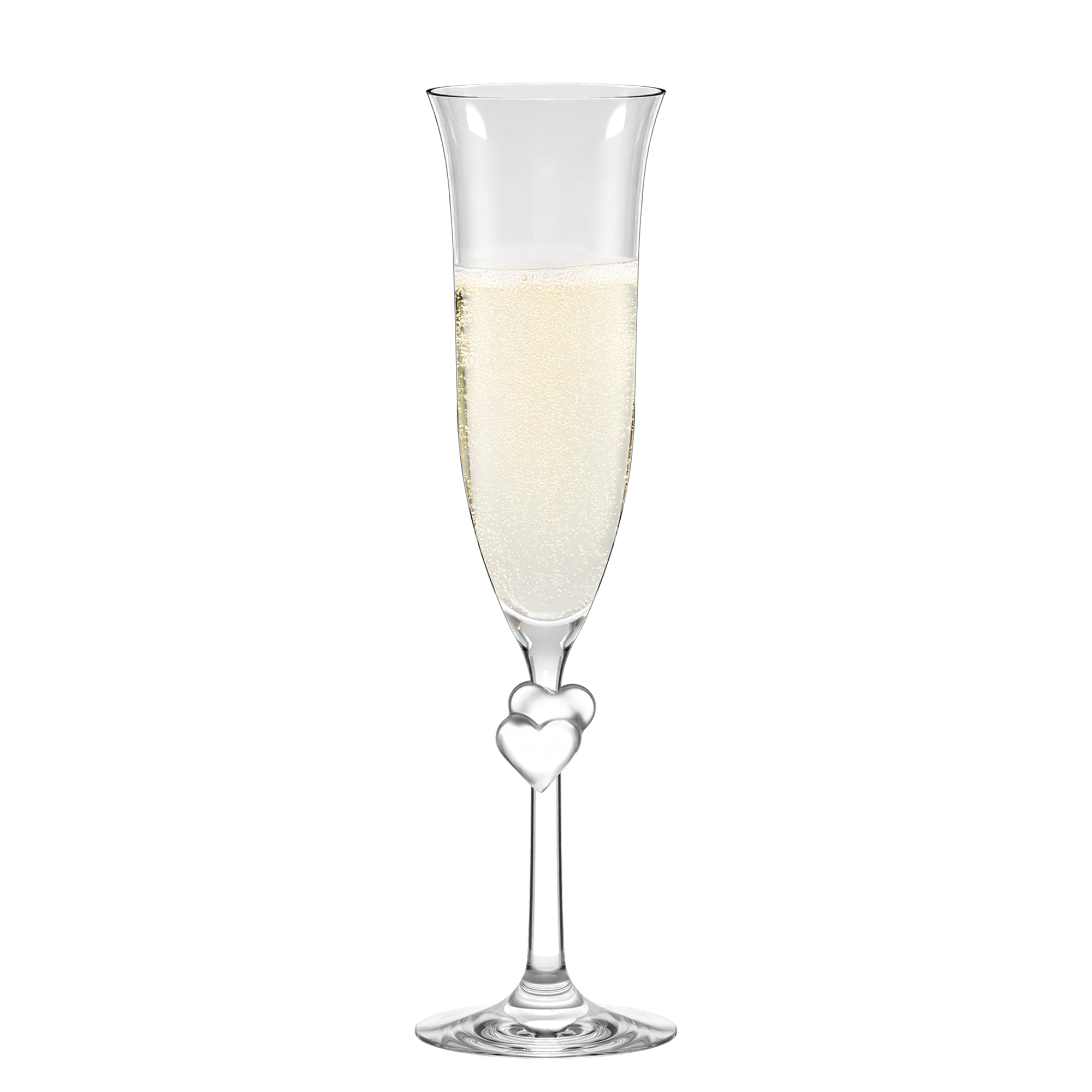 Hochwertige Champagnergläser online mit Herzdesign für besondere Anlässe und Feiern