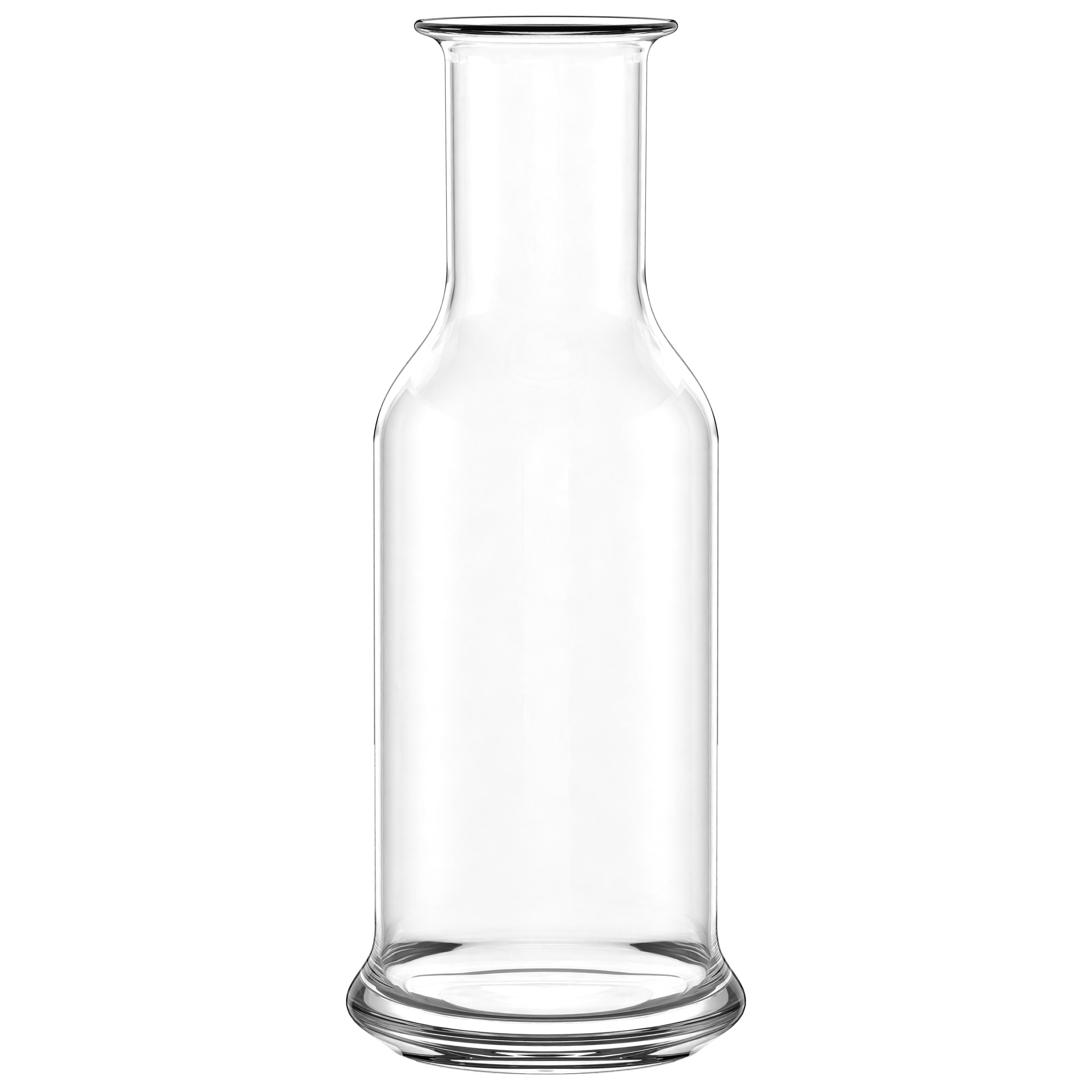 Hochwertige Design Karaffe aus klarem Glas, ideal für Wasser und Getränke