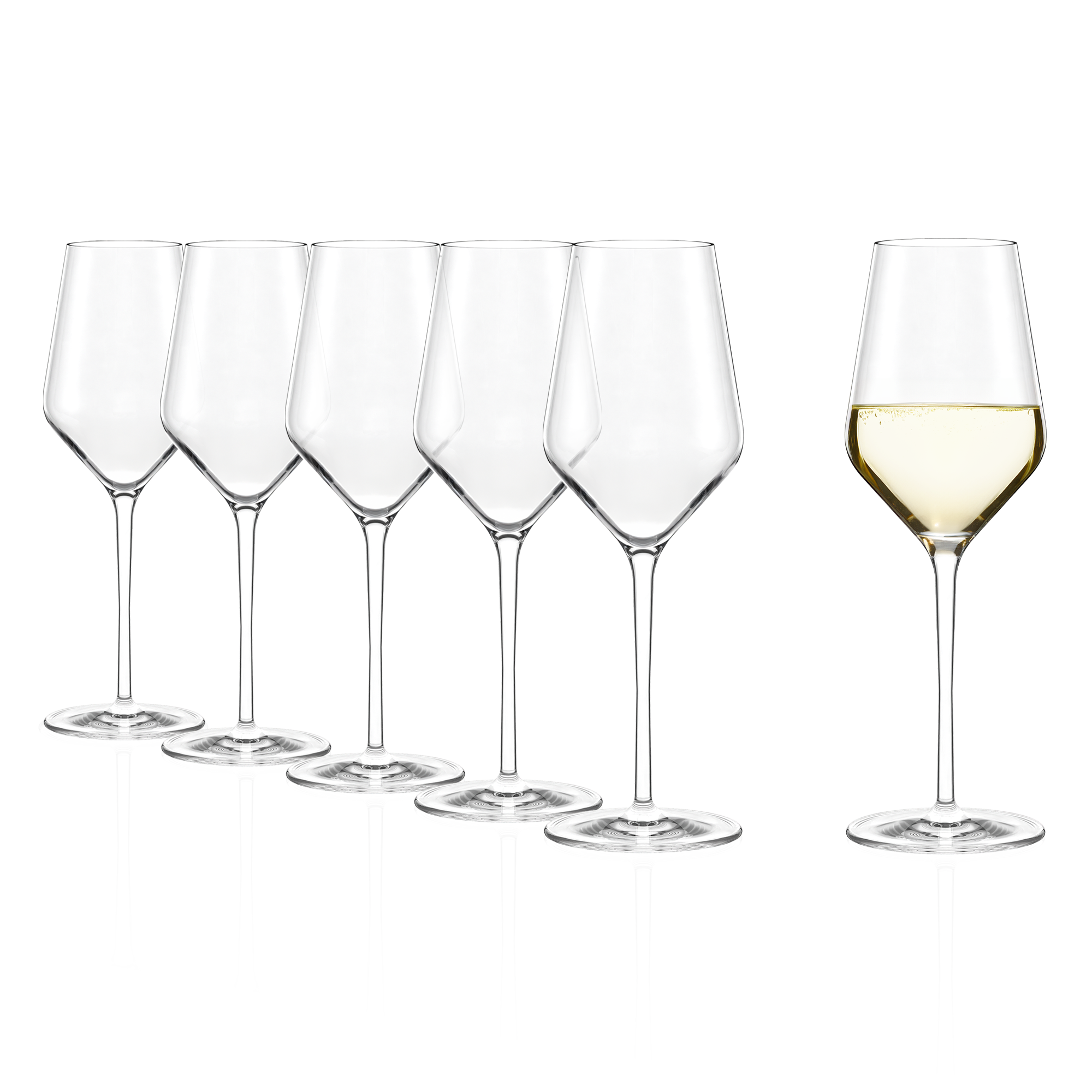 Hochwertige Weißweingläser von Stölzle Lausitz im eleganten Design, ideal für Weinliebhaber