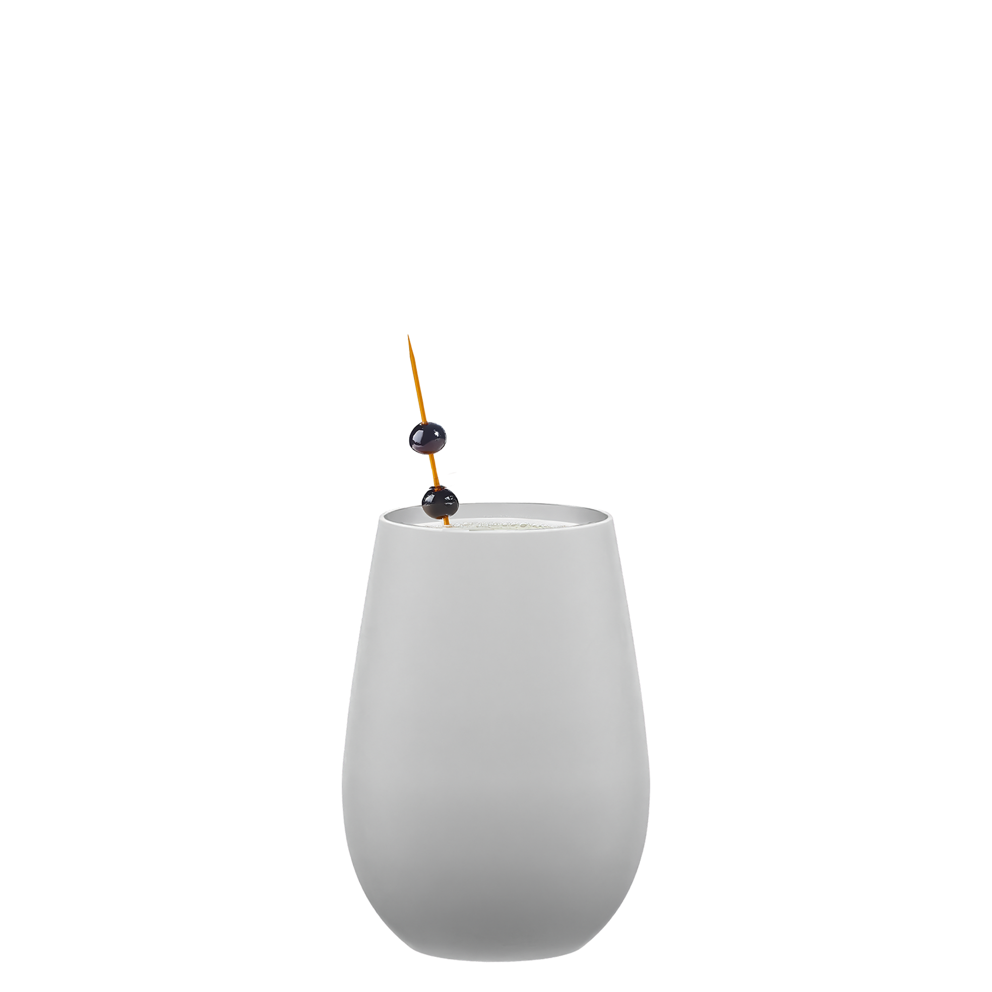 Tumbler White/Silver Elements Set of 6
