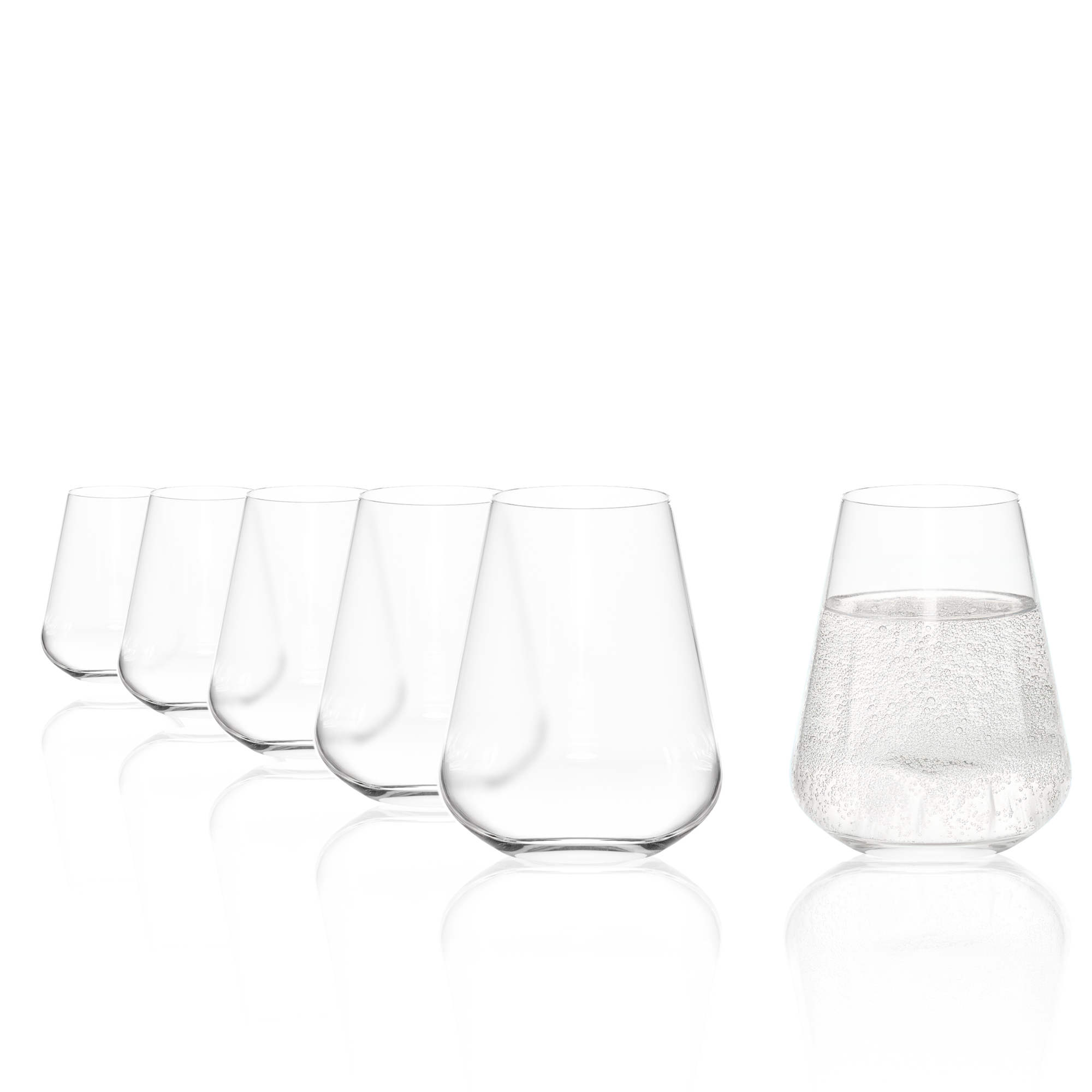Vaso de agua Q1 set de 6