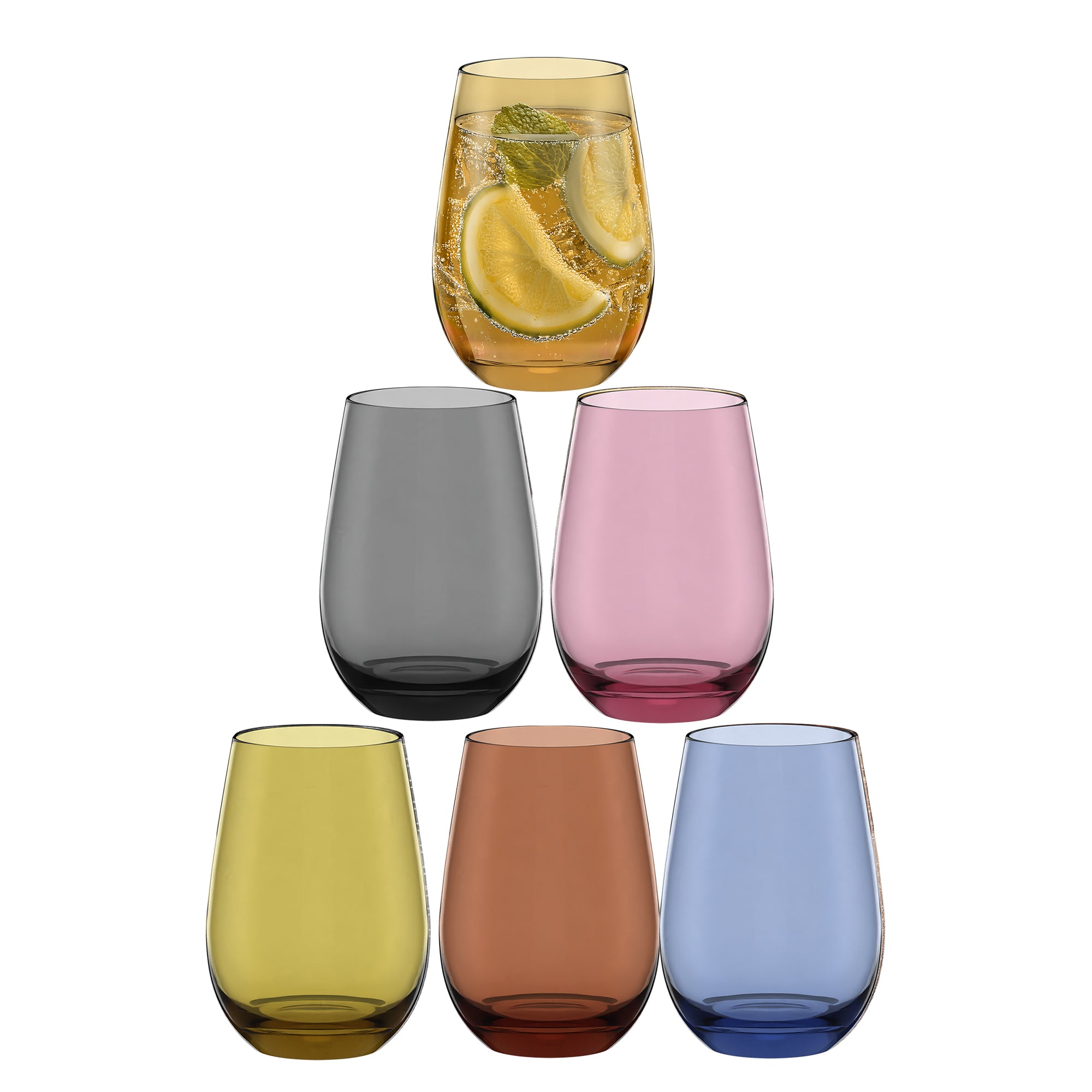 Tumbler Mix Mediterranean Elements Kids Set of 6