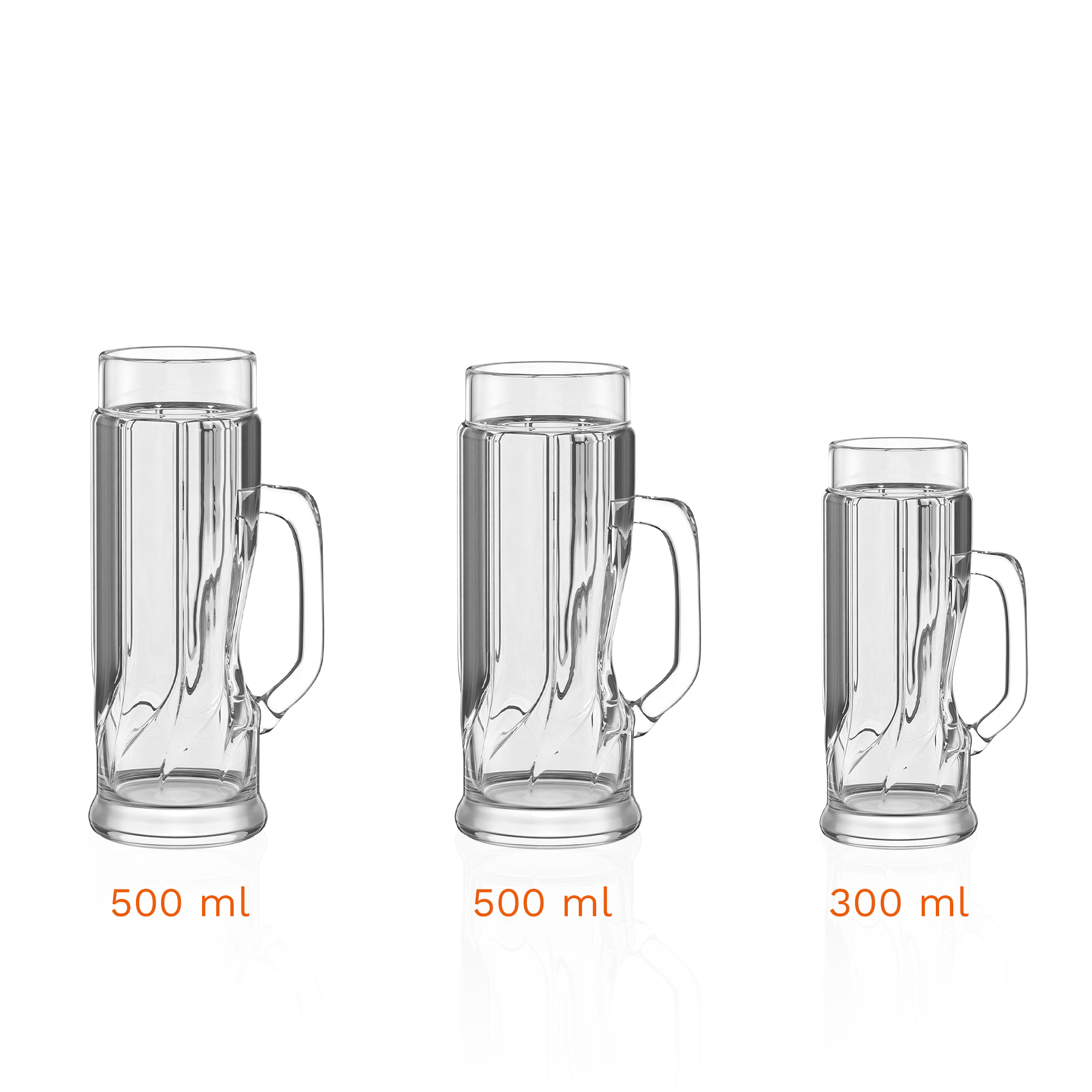 Bierkrug Premium mit Struktur